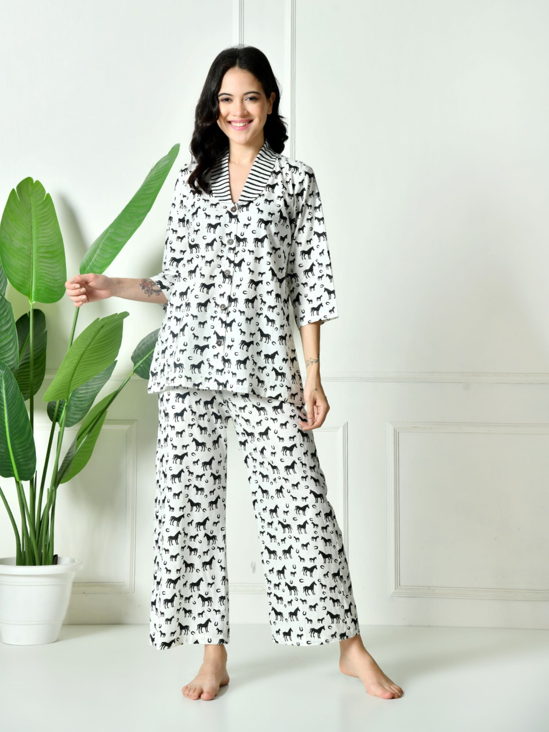 Women Animal Lounge set