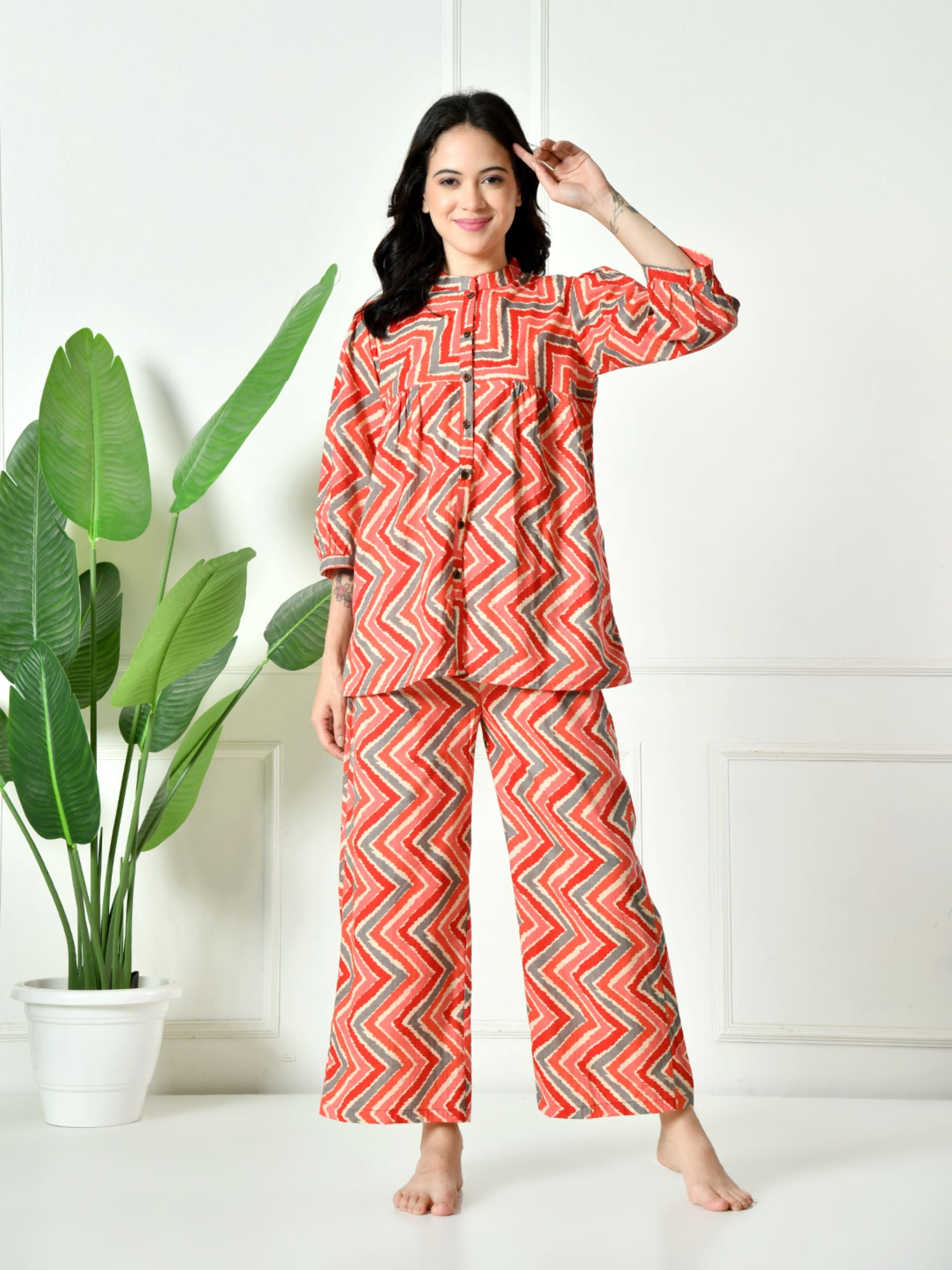 Women Floral Lounge set