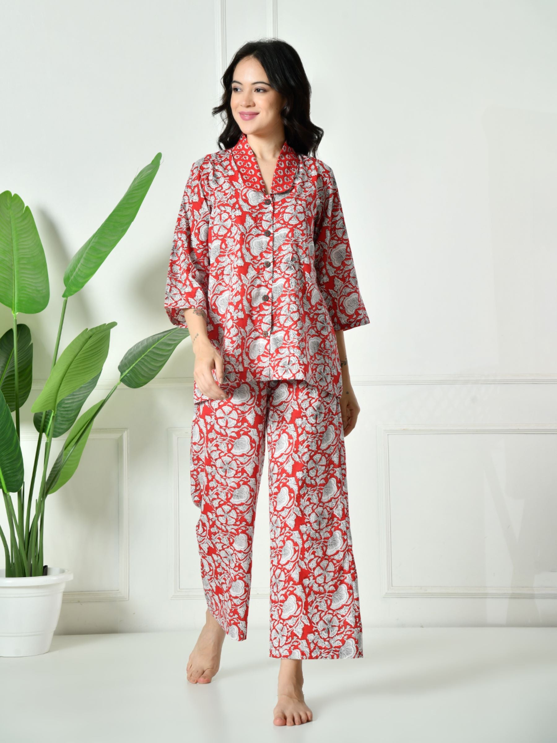 Women Floral Lounge set