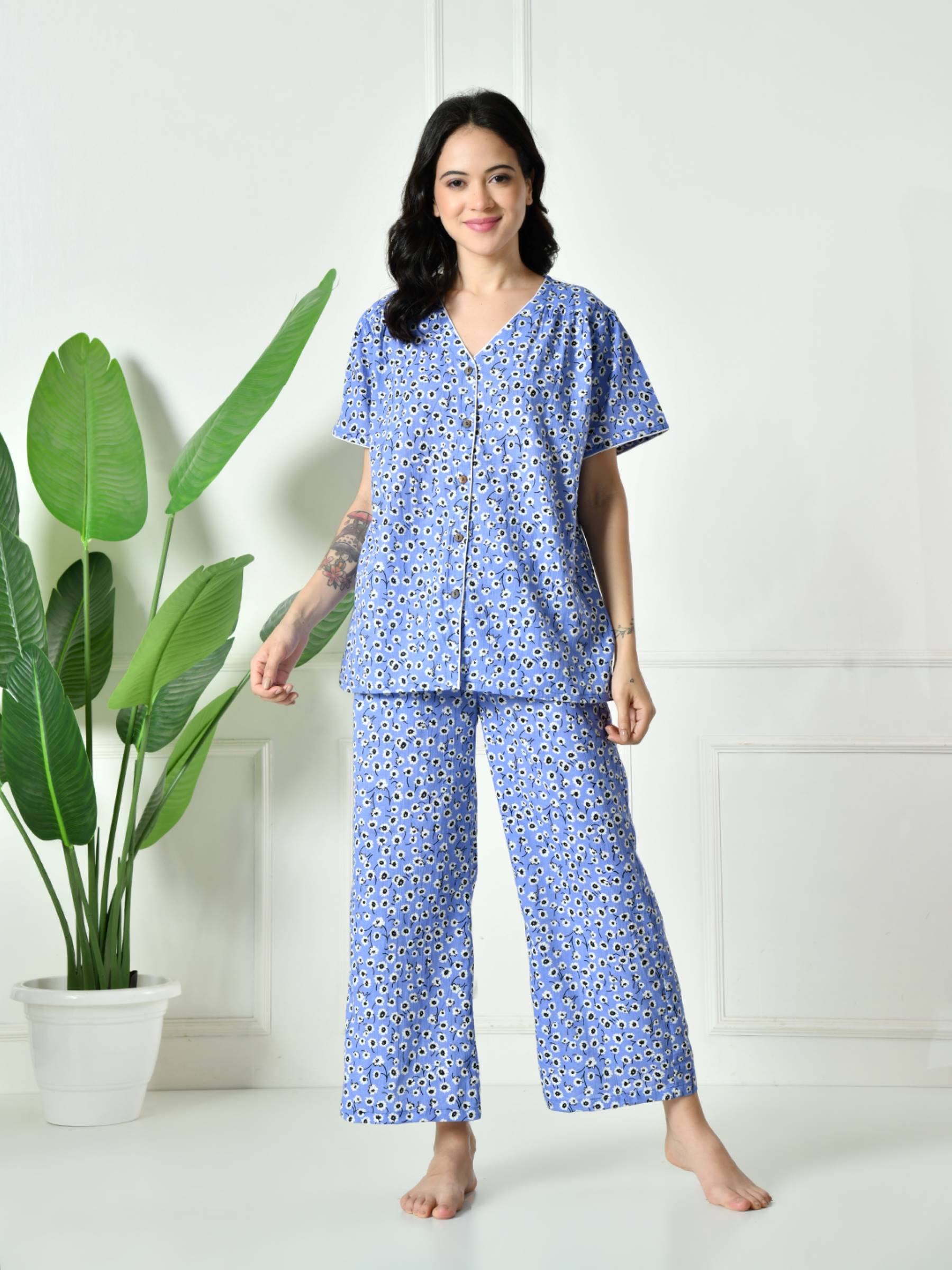Women Floral Lounge set