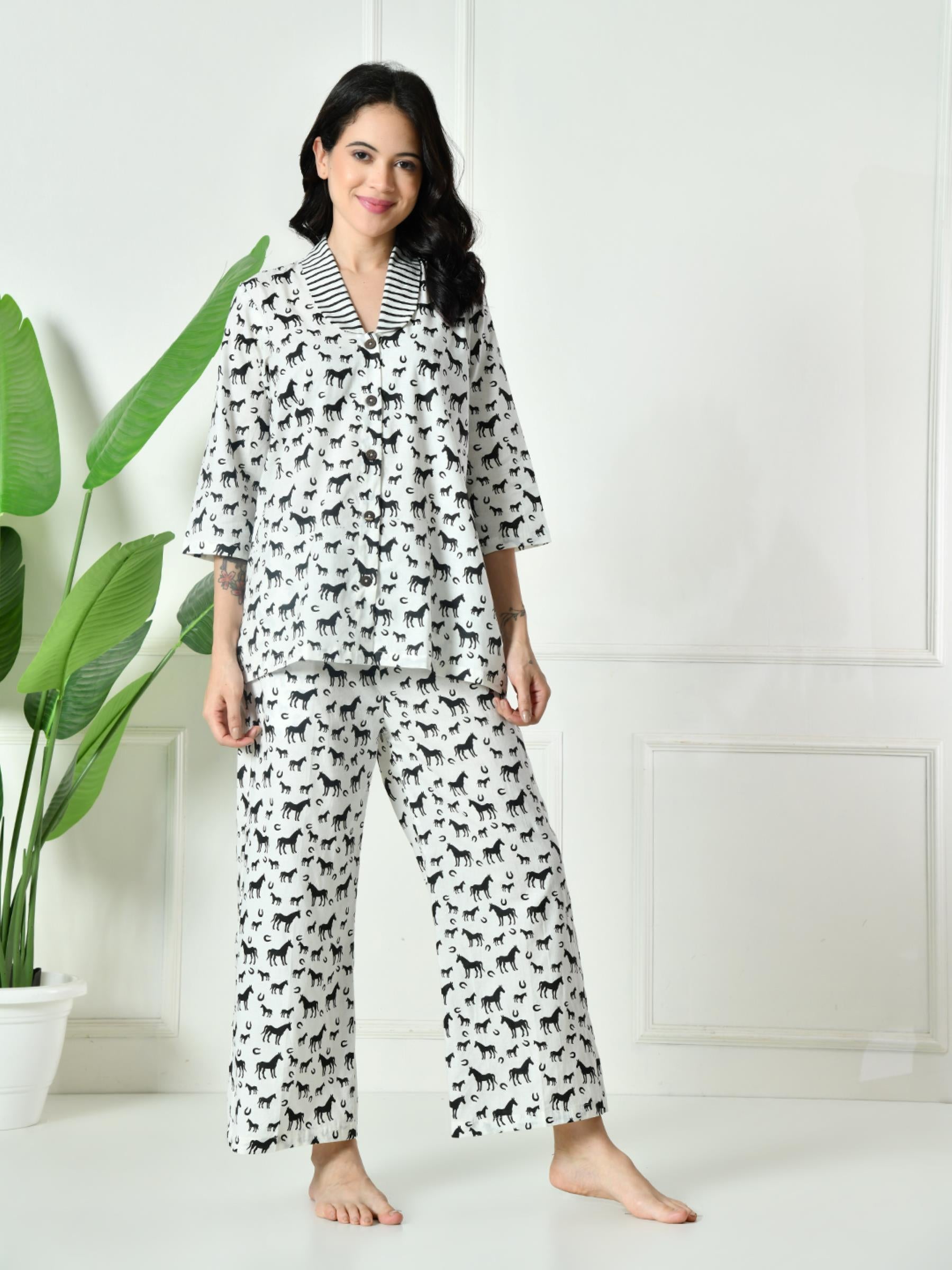 Women Animal Lounge set
