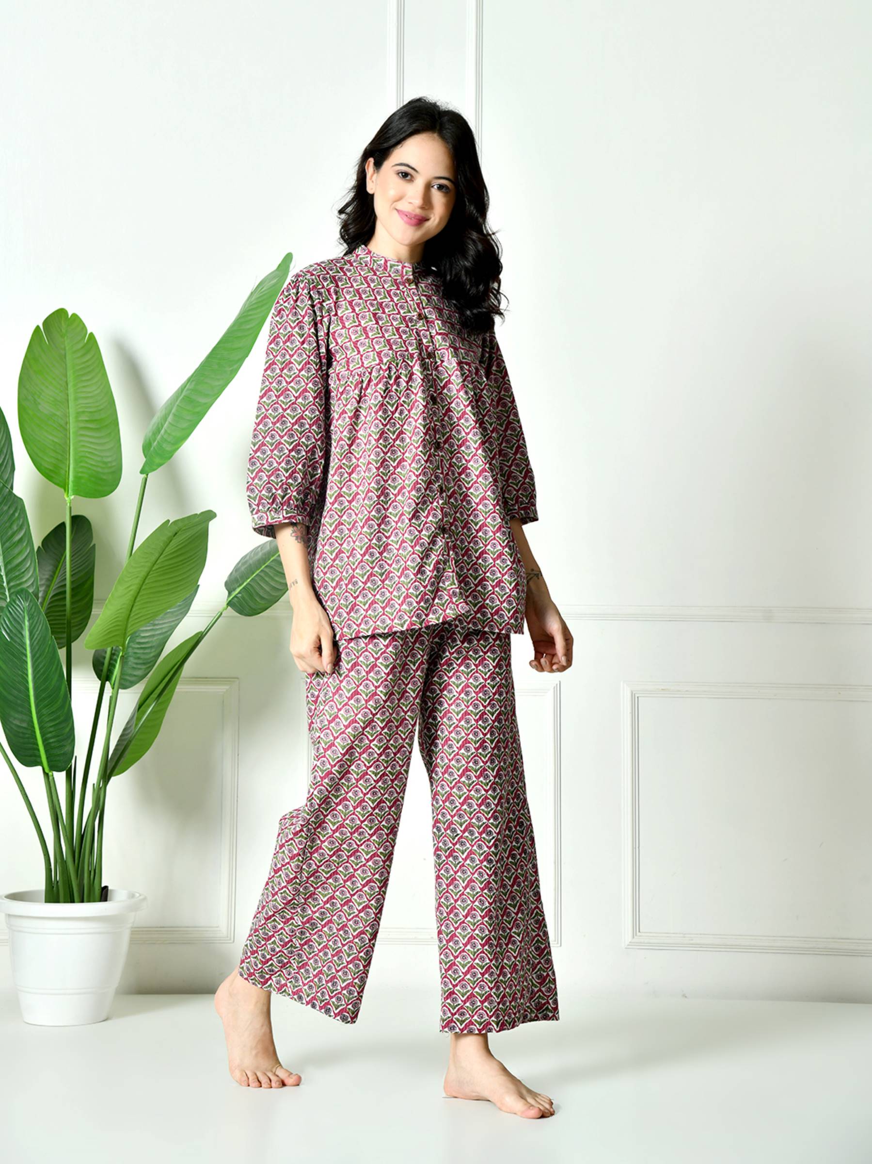 Women Floral Lounge set