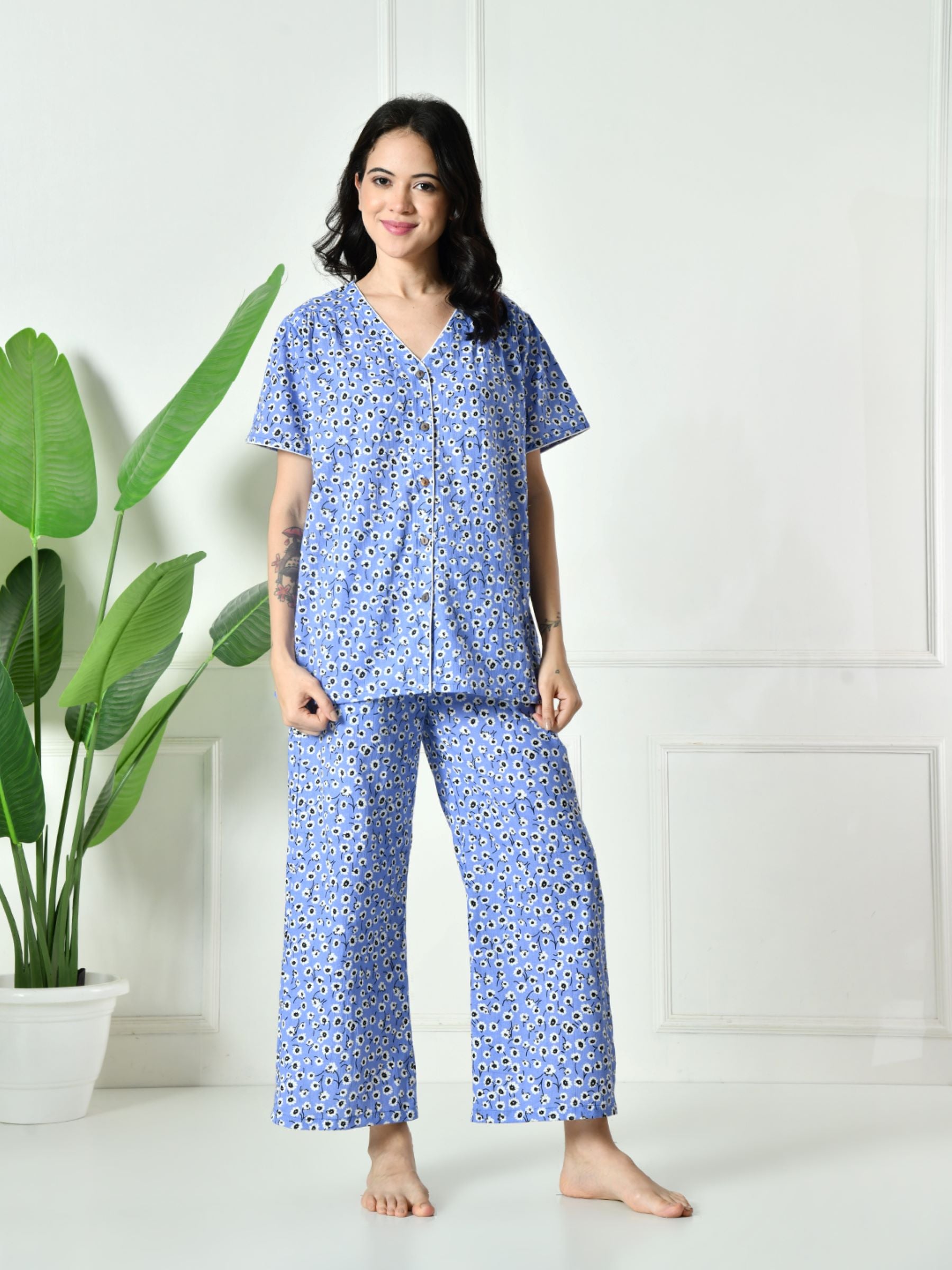Women Floral Lounge set