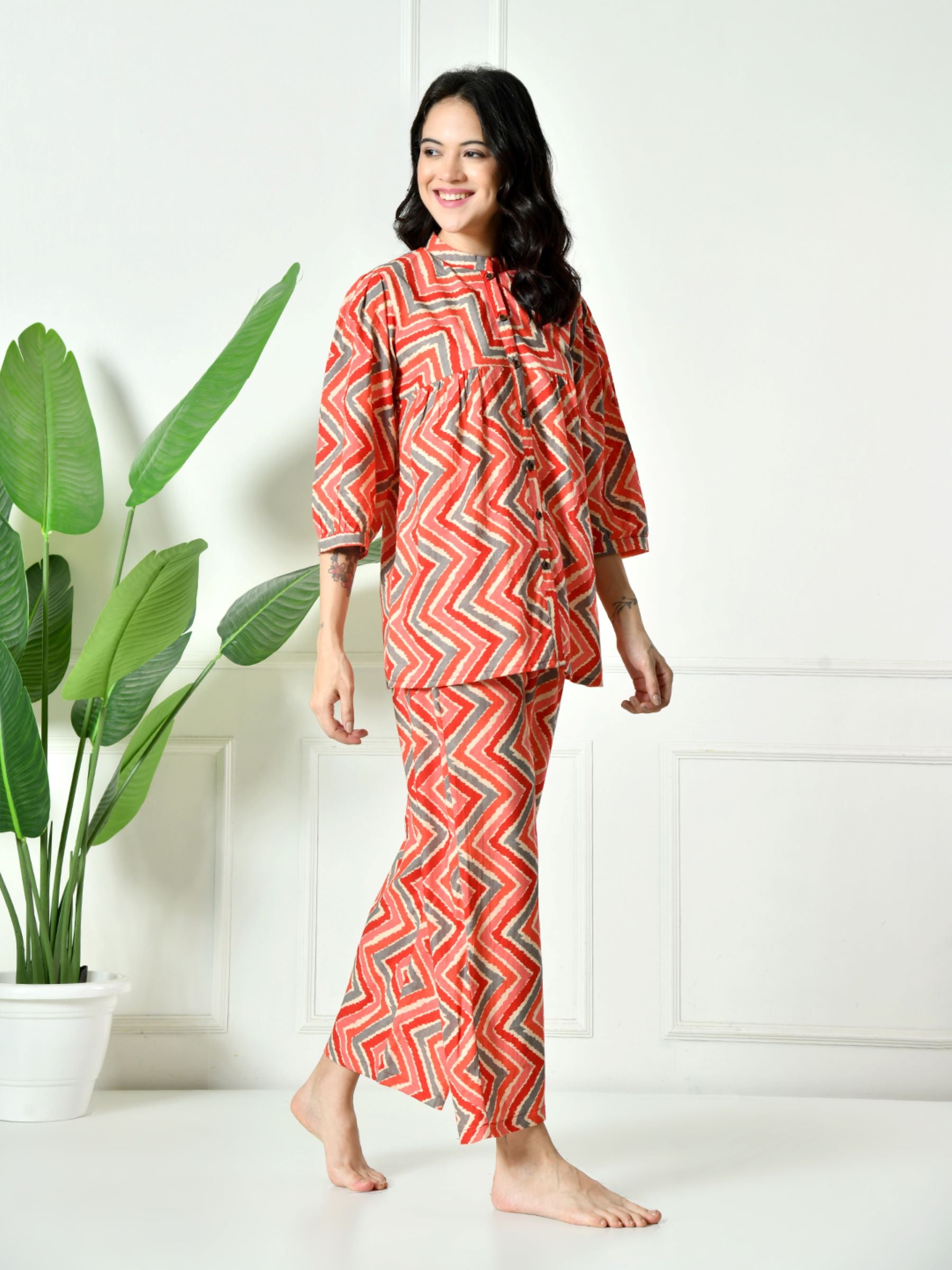 Women Floral Lounge set