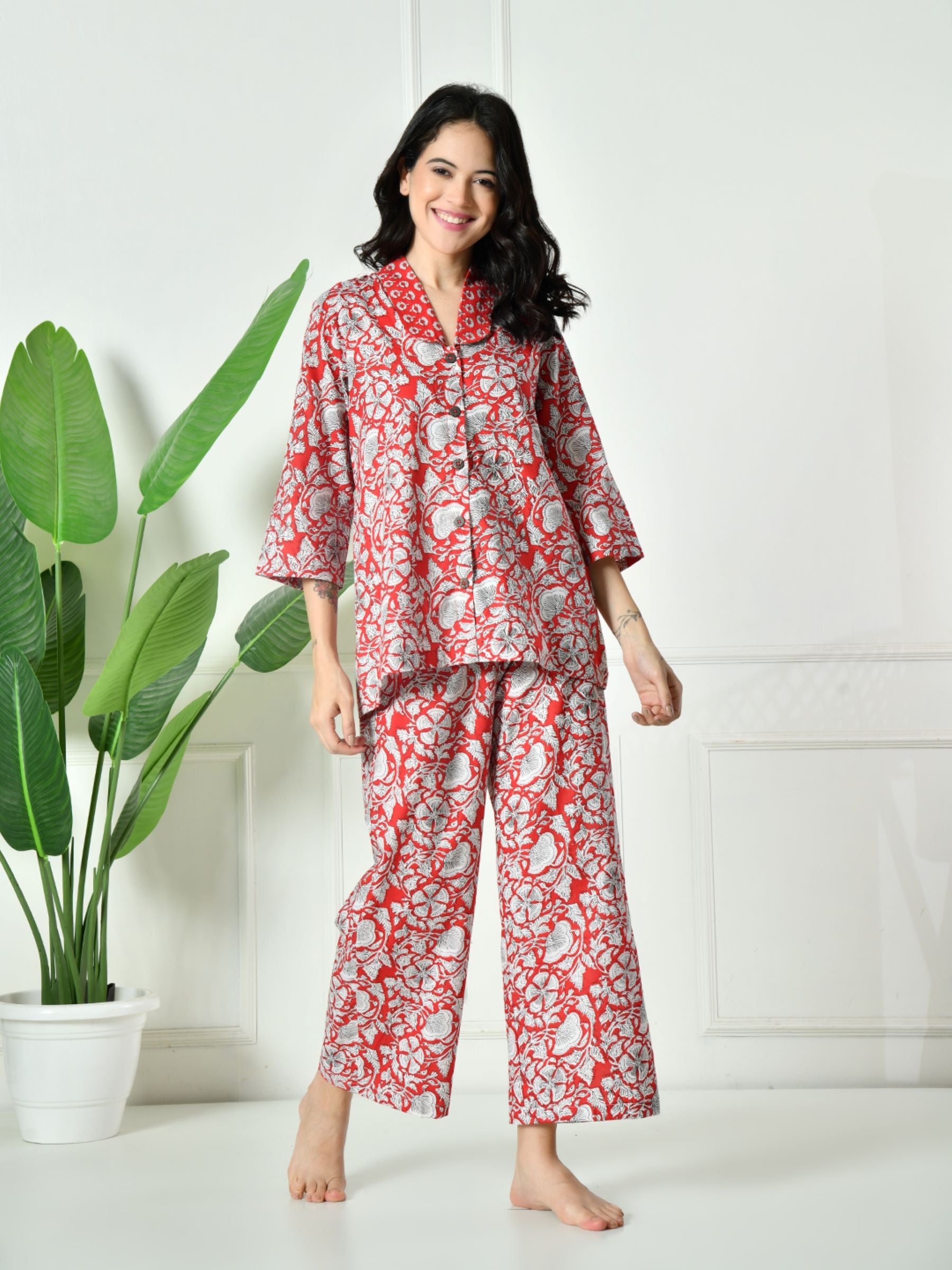 Women Floral Lounge set