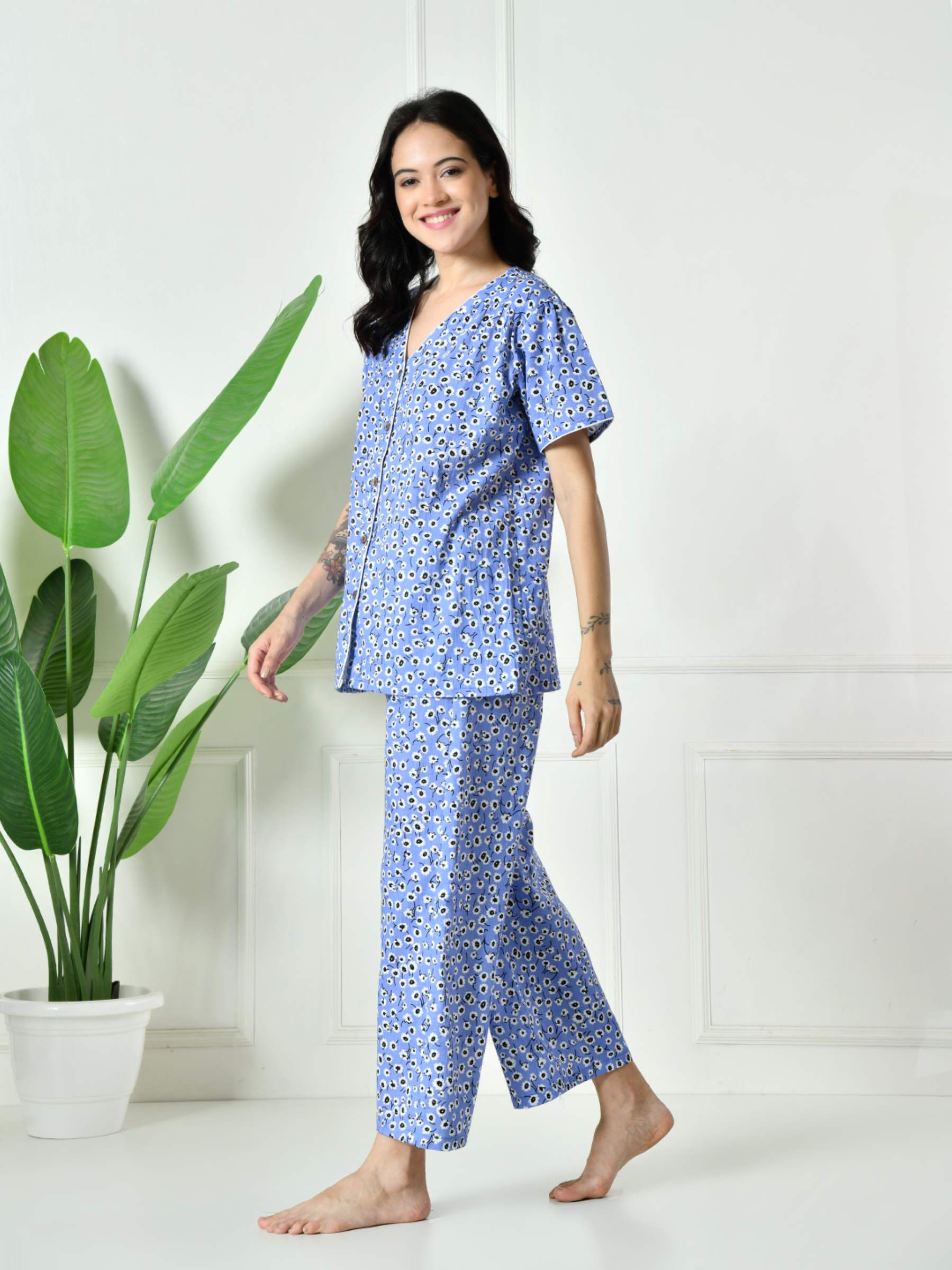 Women Floral Lounge set