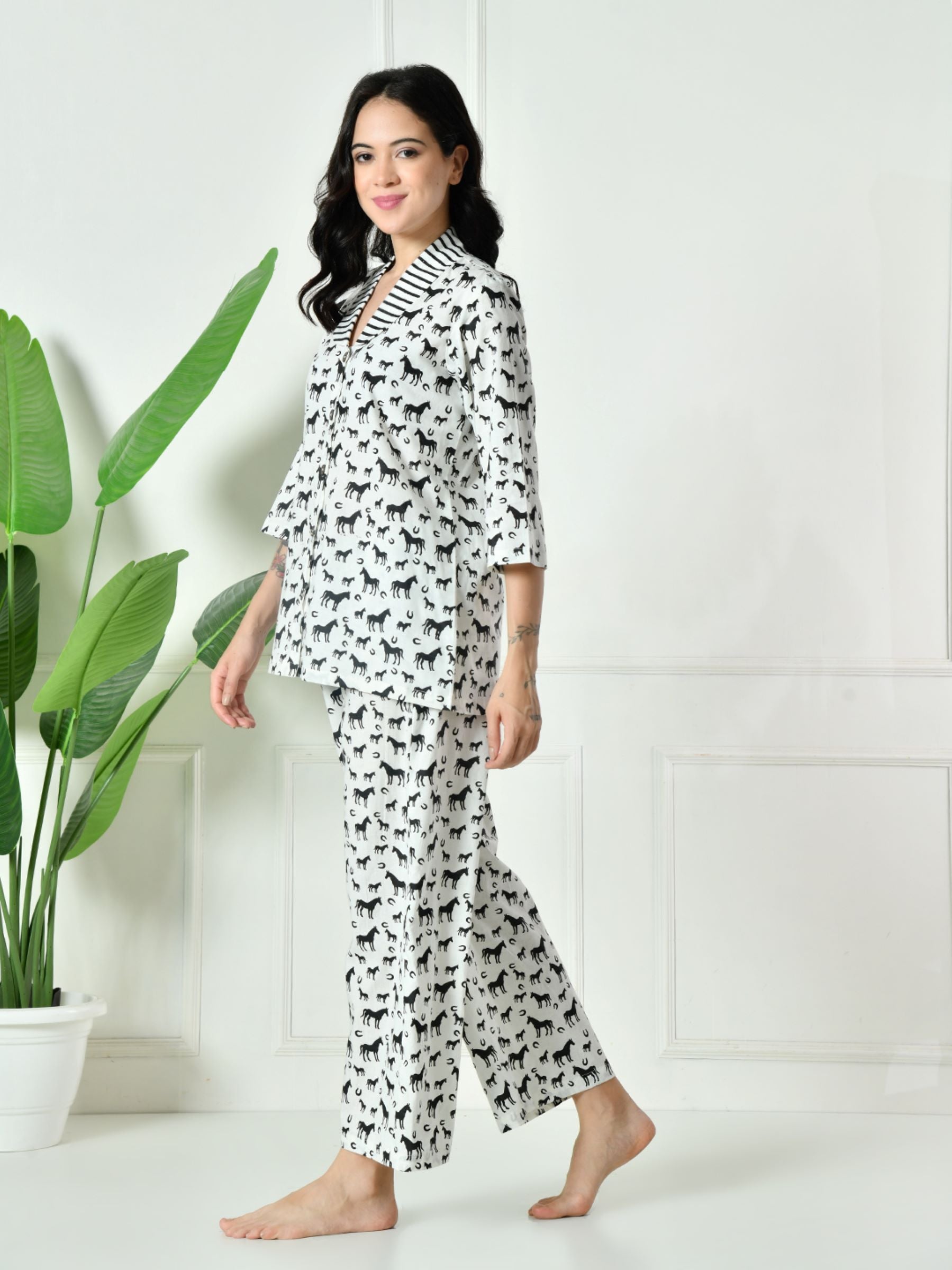 Women Animal Lounge set