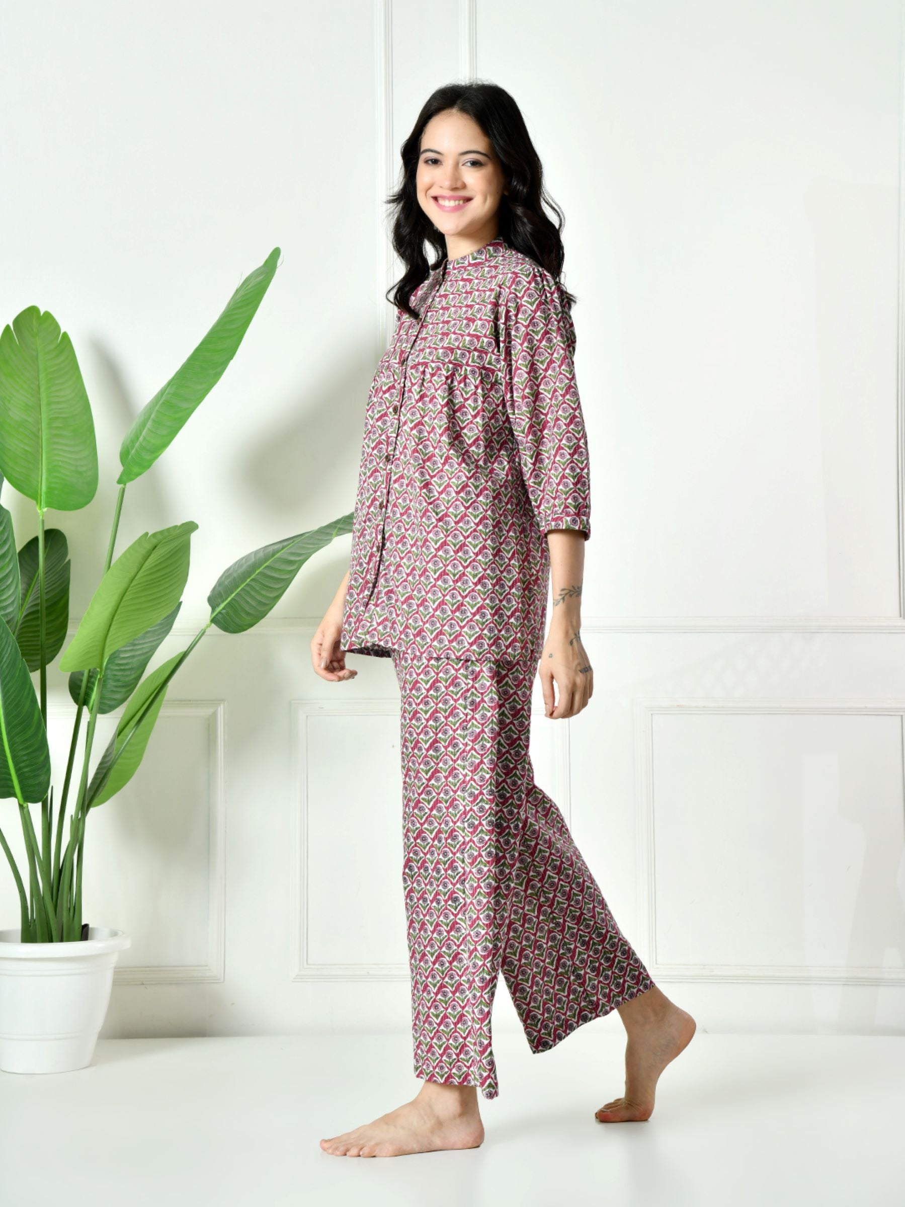 Women Floral Lounge set