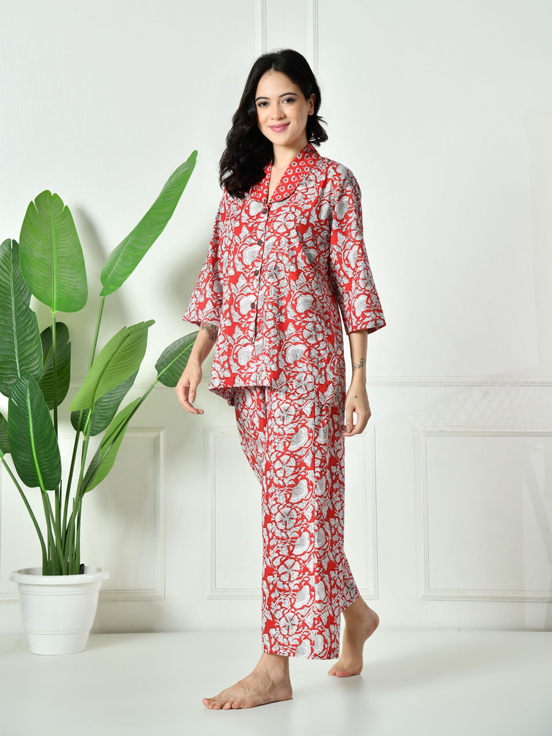 Women Floral Lounge set