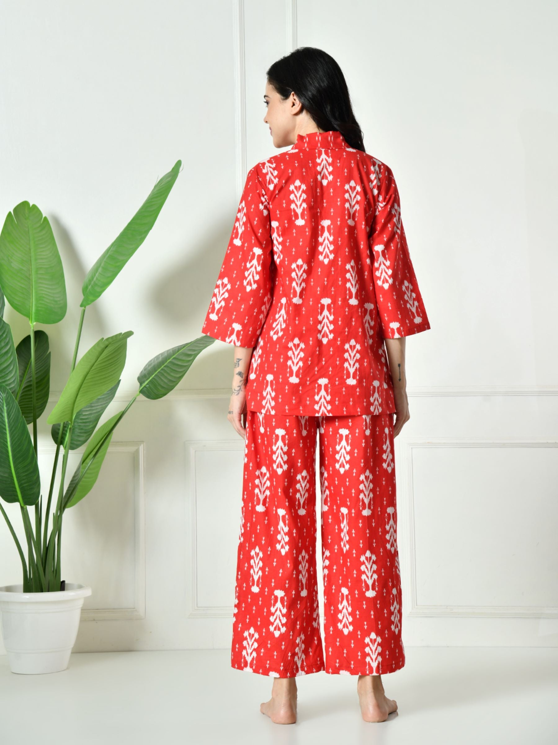 Women Ikkat Lounge set