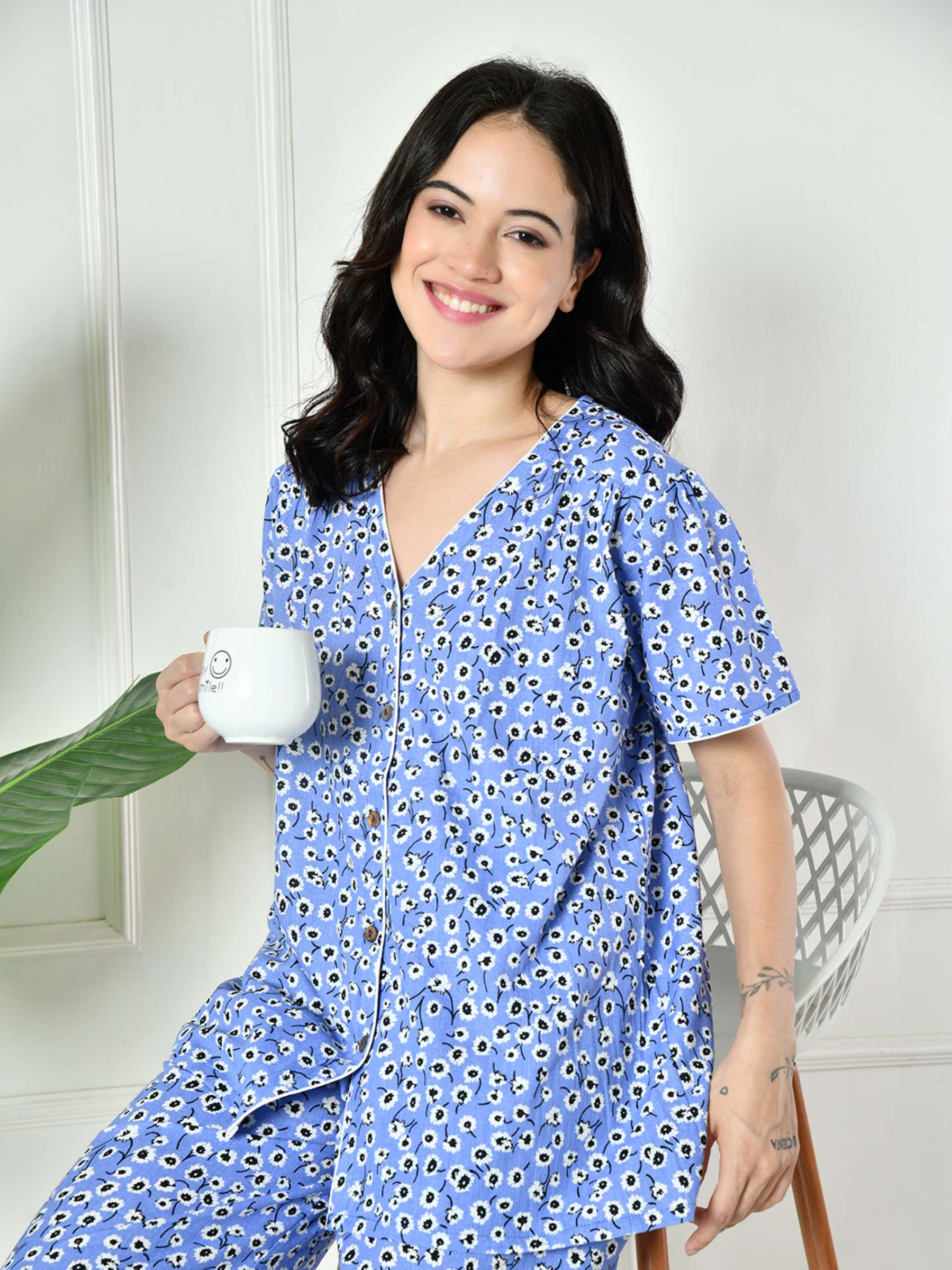 Women Floral Lounge set