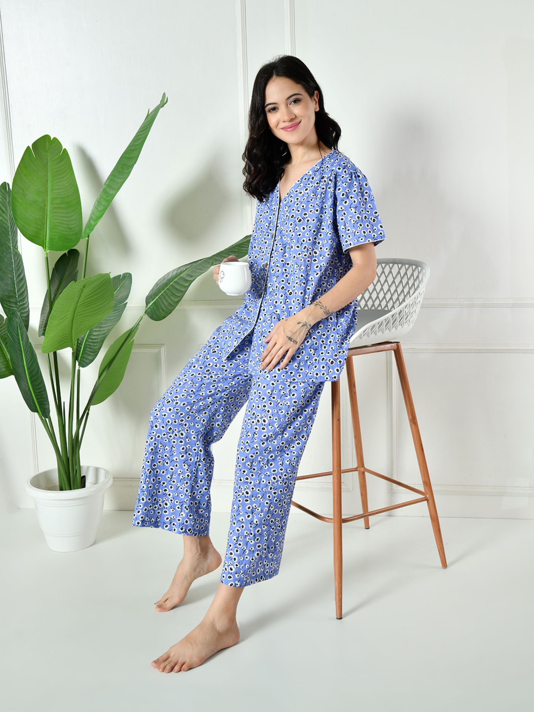 Women Floral Lounge set