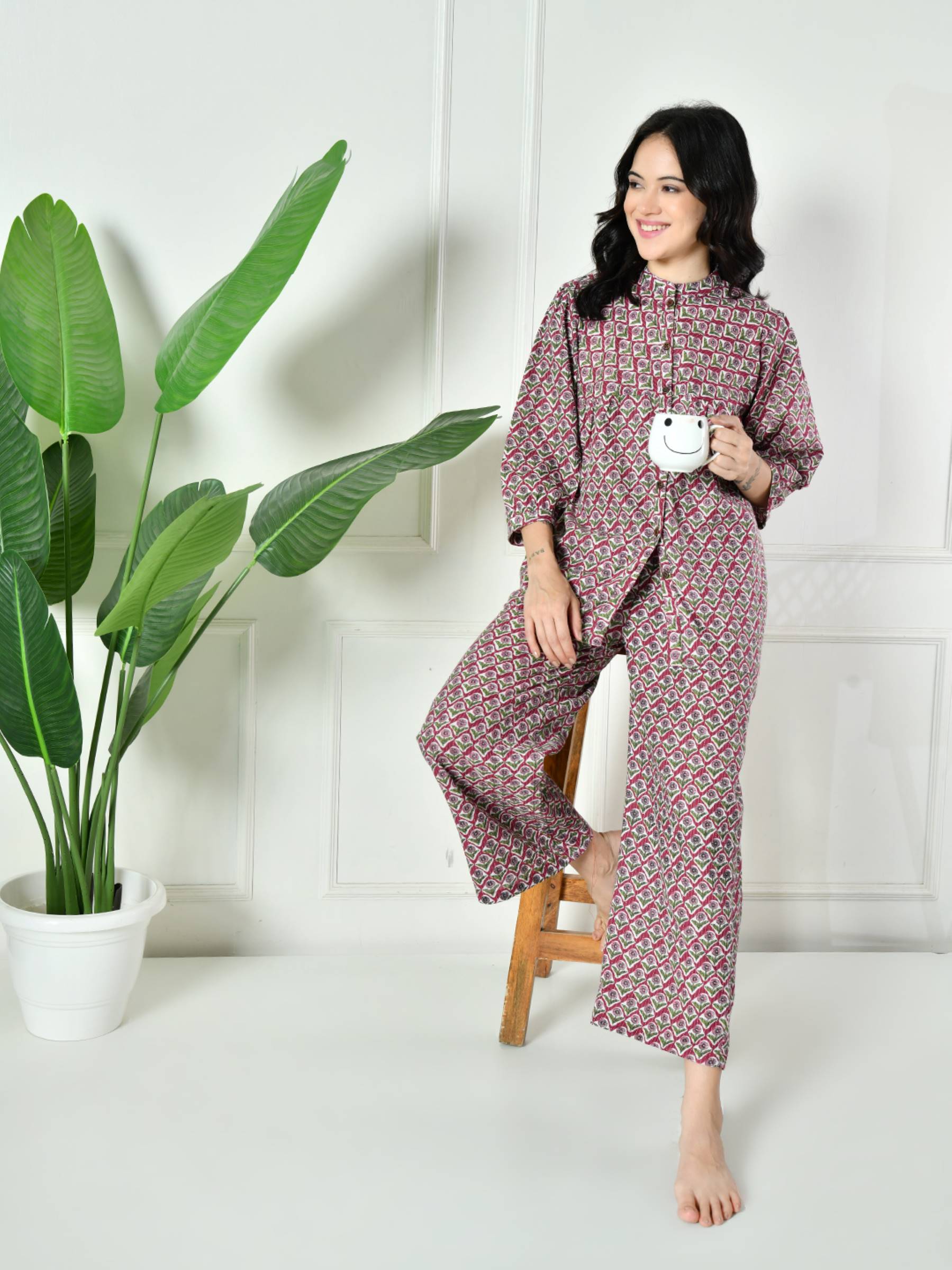 Women Floral Lounge set