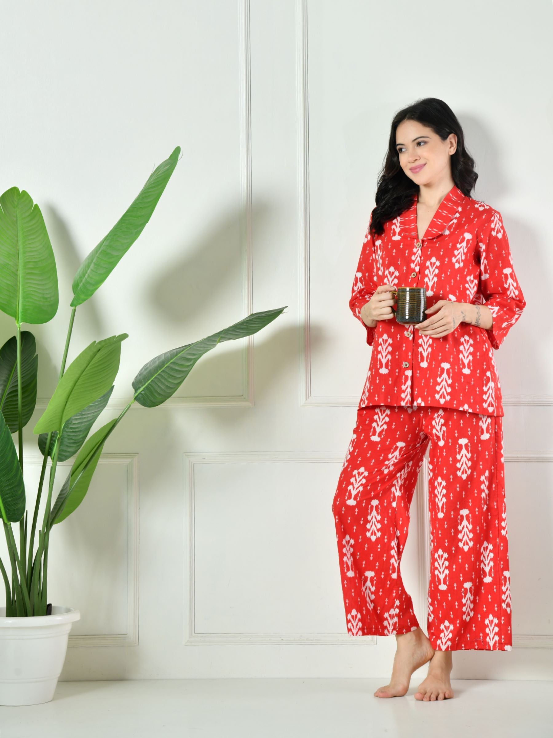 Women Ikkat Lounge set