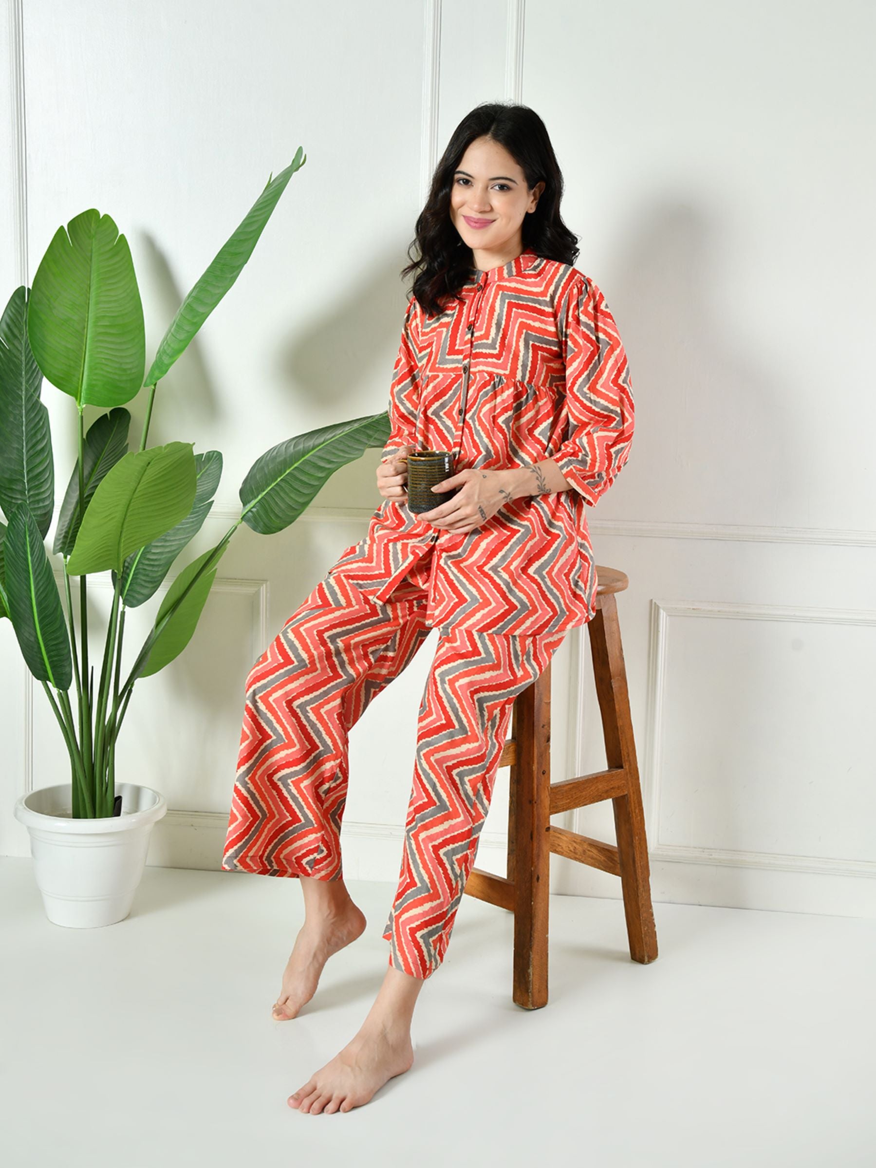 Women Floral Lounge set