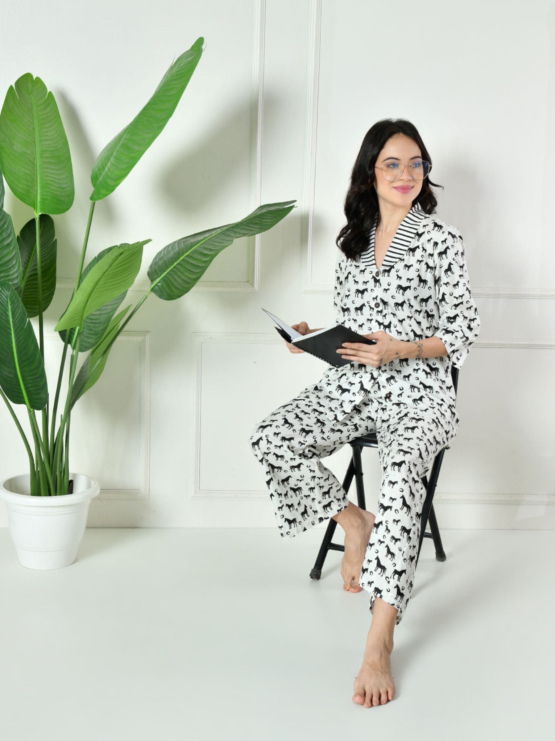 Women Animal Lounge set
