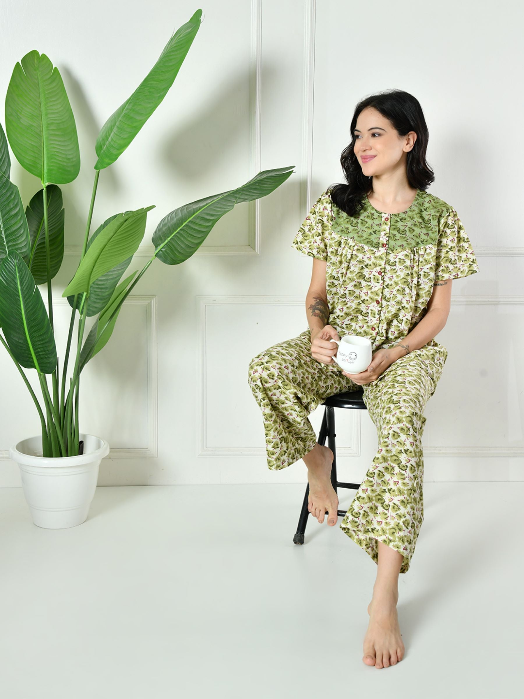 Women Floral Lounge set