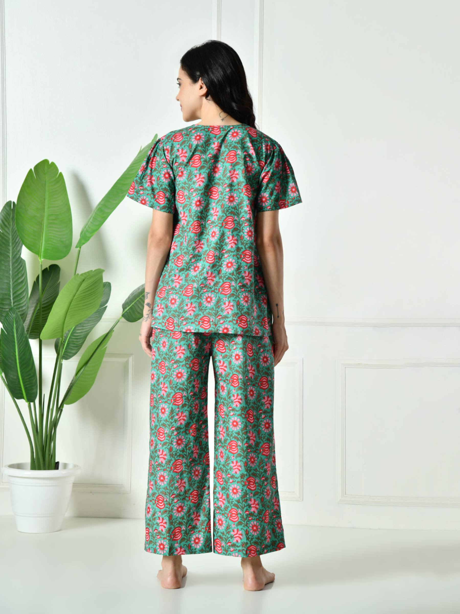 Women Floral Lounge set