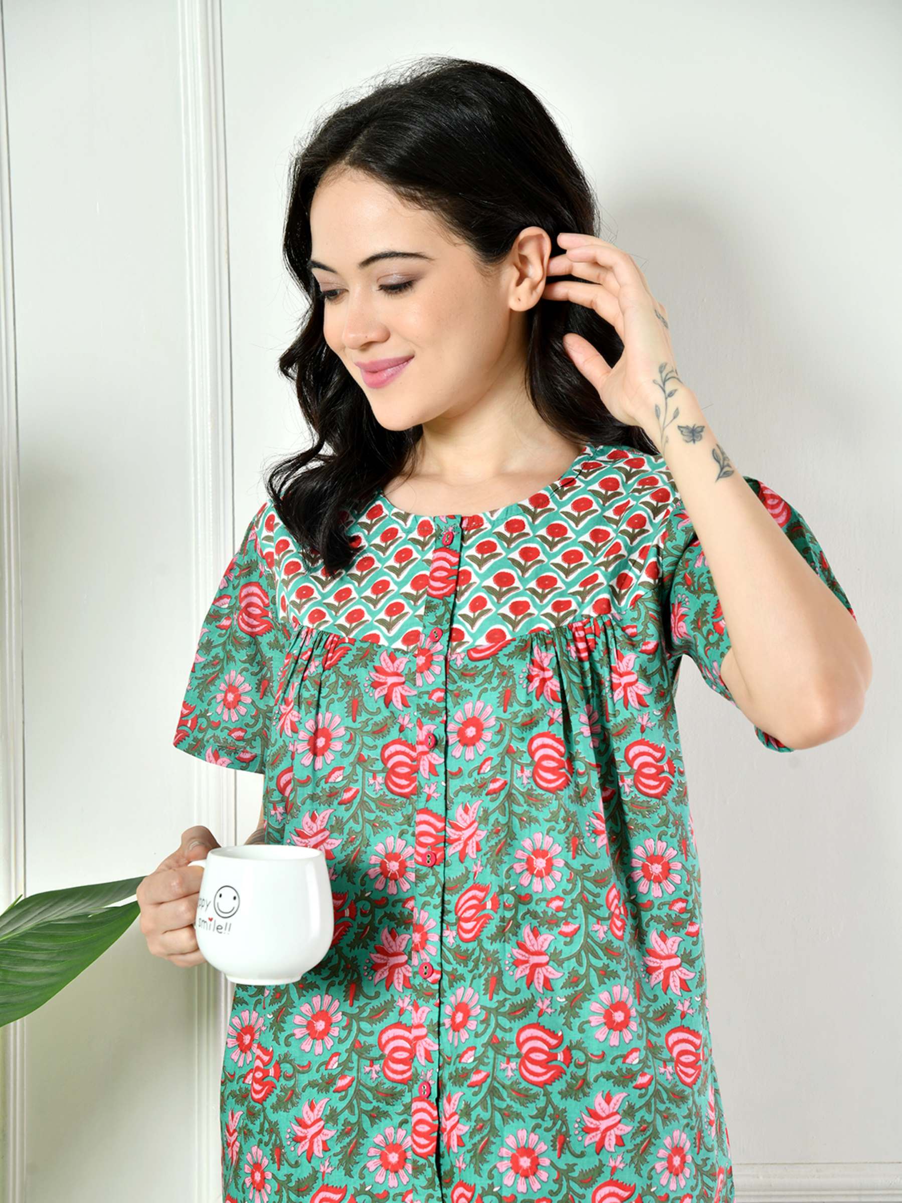 Women Floral Lounge set