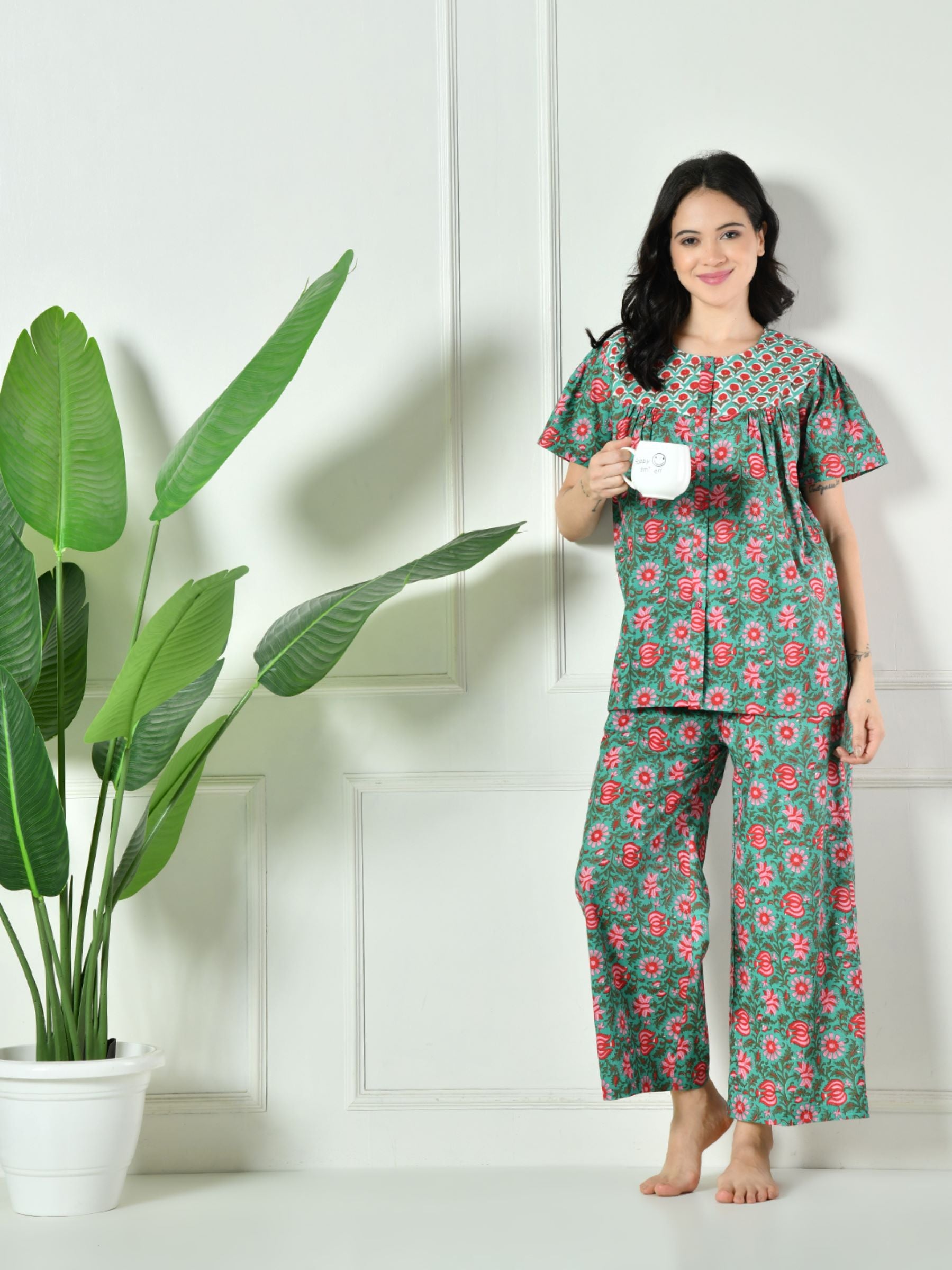 Women Floral Lounge set
