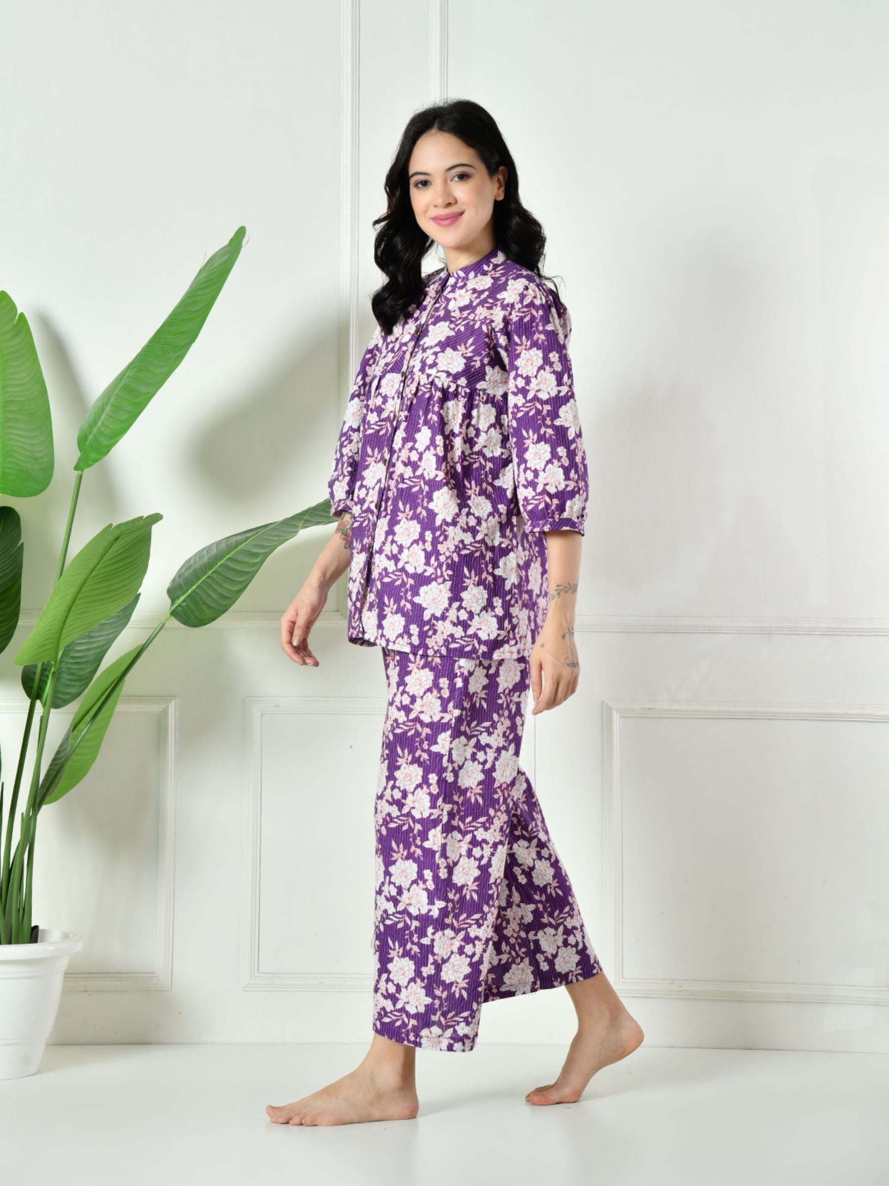 Women Floral Lounge set