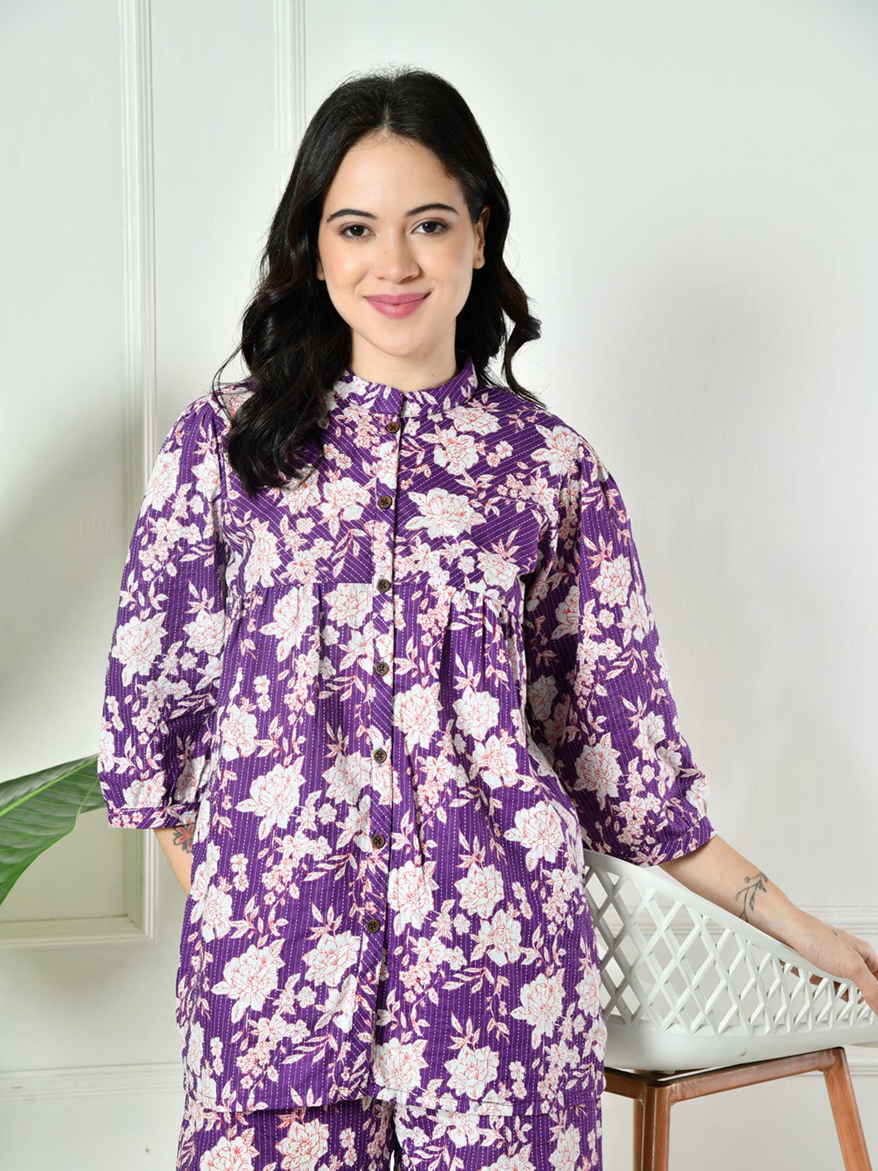 Women Floral Lounge set