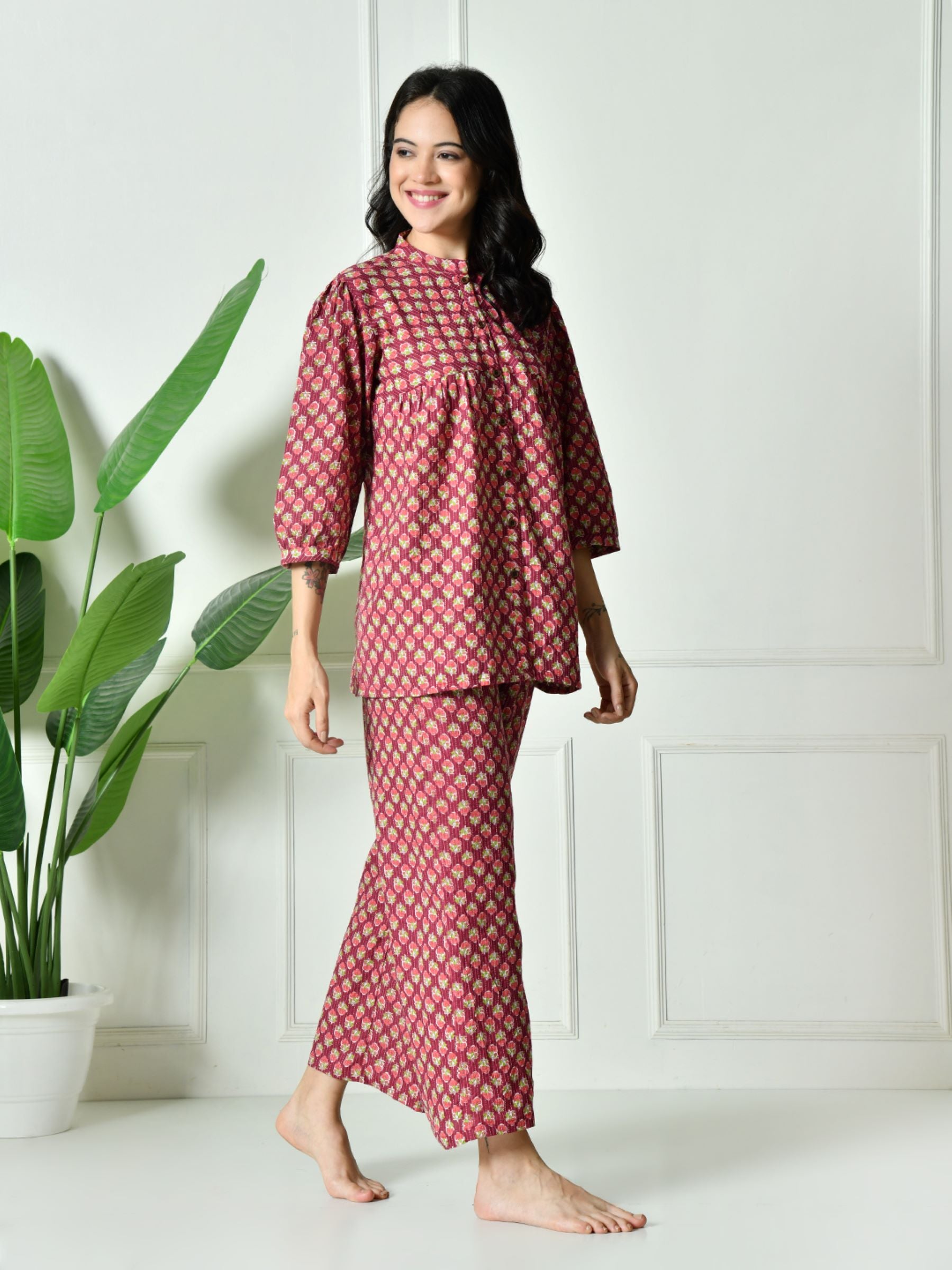 Women Floral Lounge set