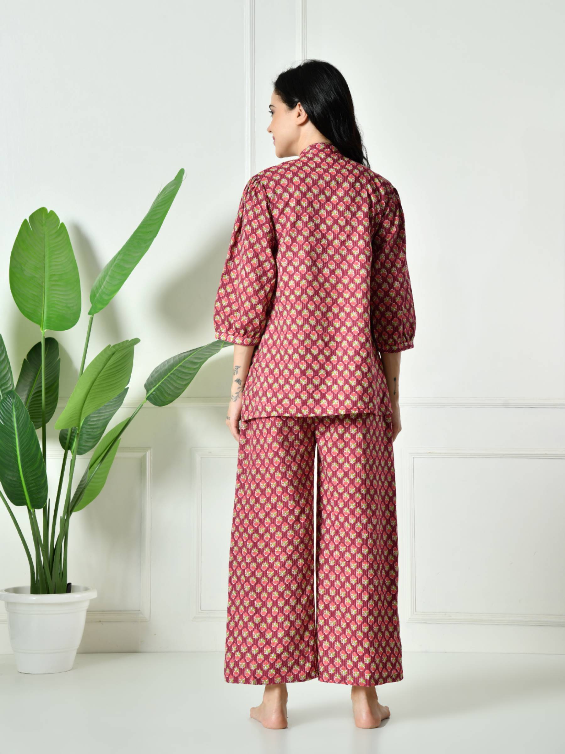 Women Floral Lounge set