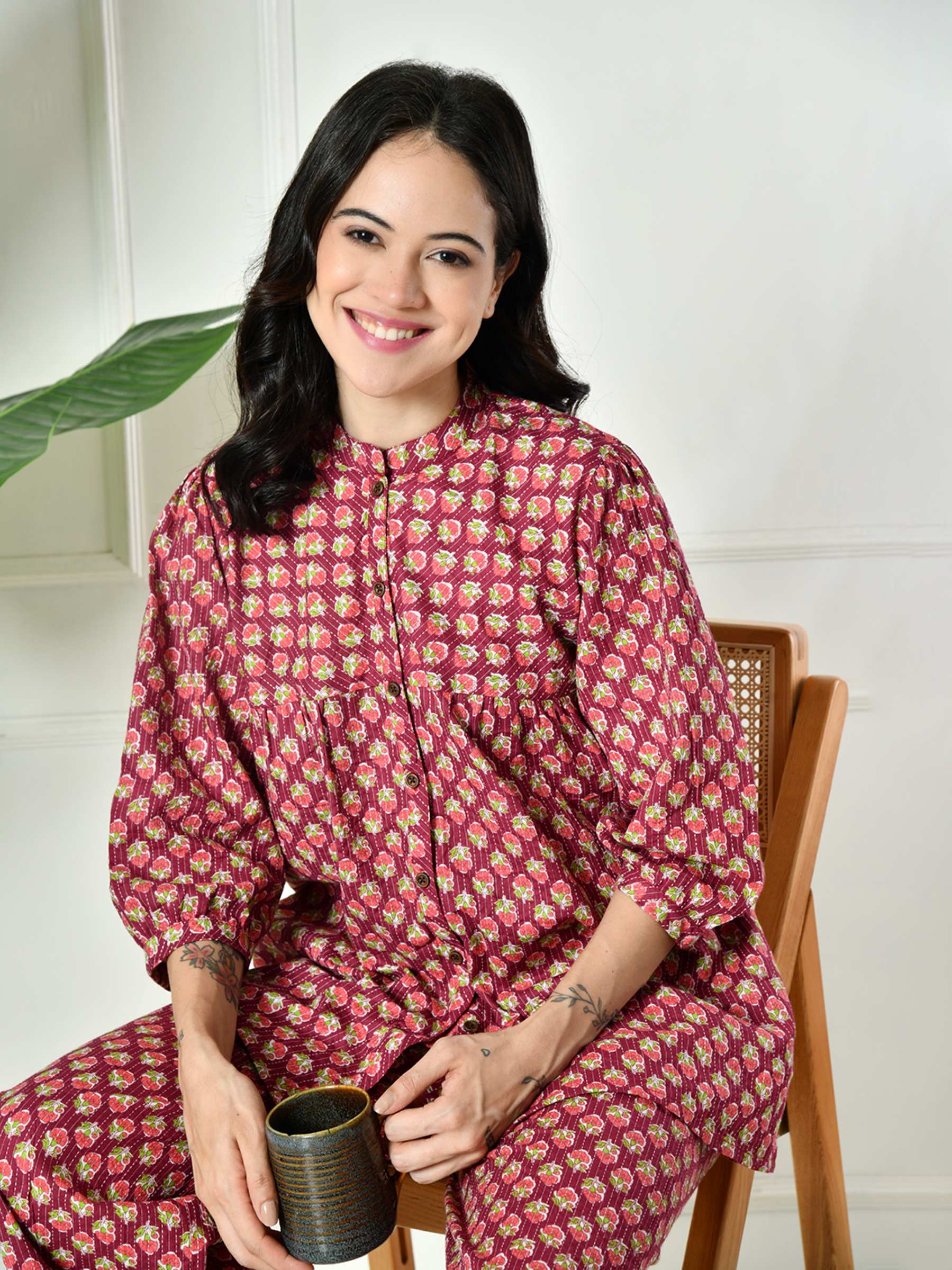 Women Floral Lounge set
