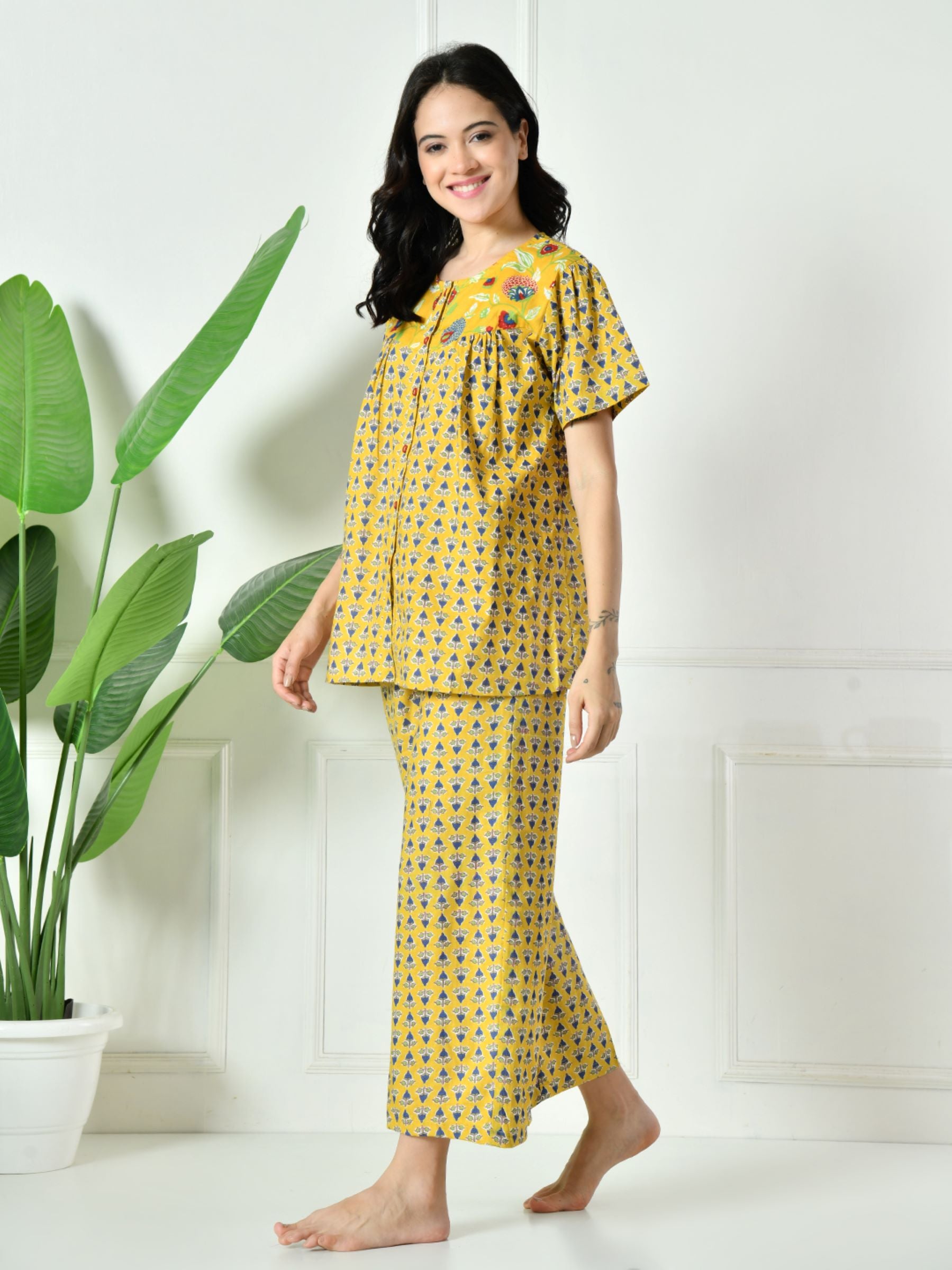 Women Ethnic Printed Lounge set