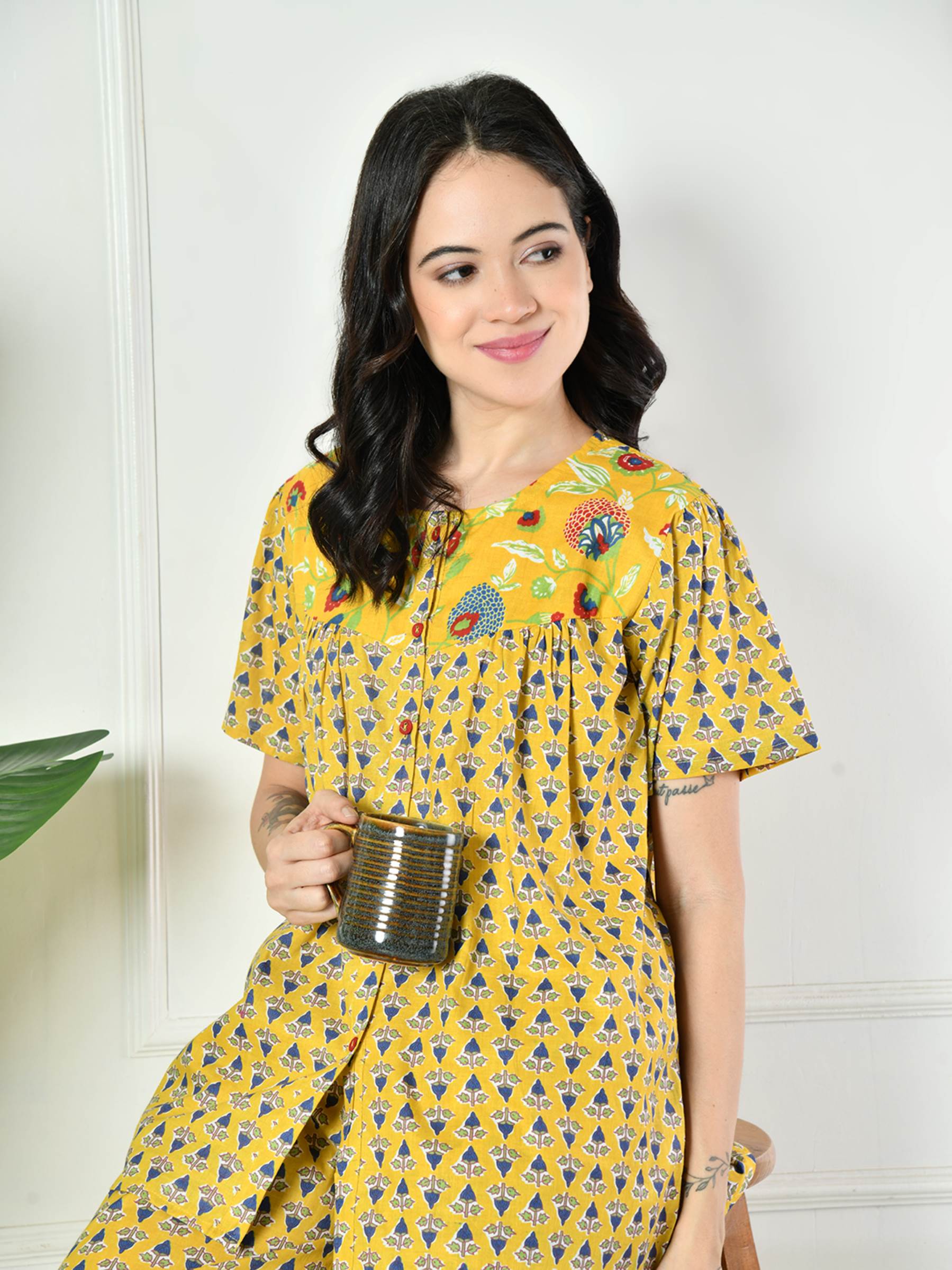 Women Ethnic Printed Lounge set