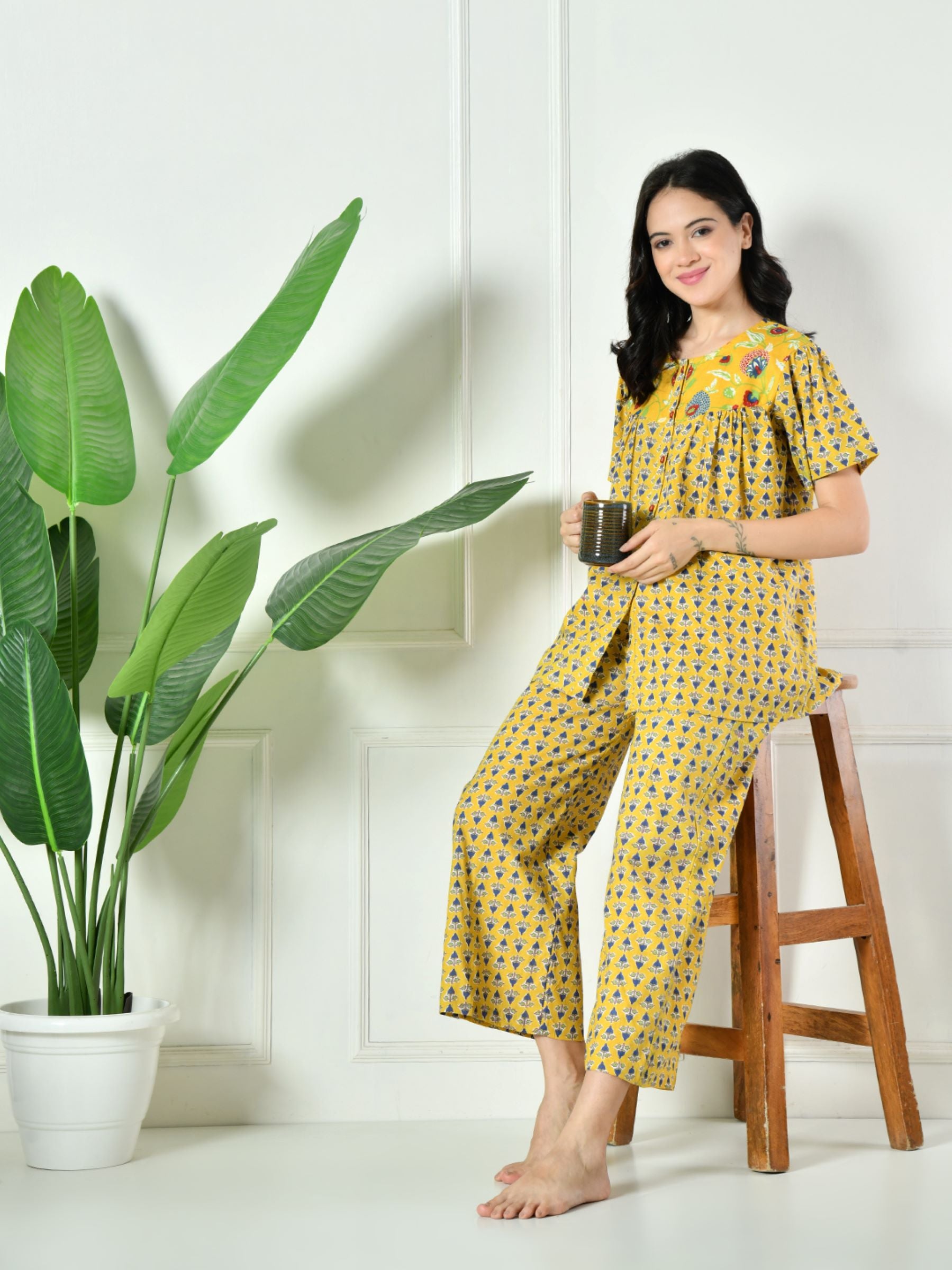 Women Ethnic Printed Lounge set