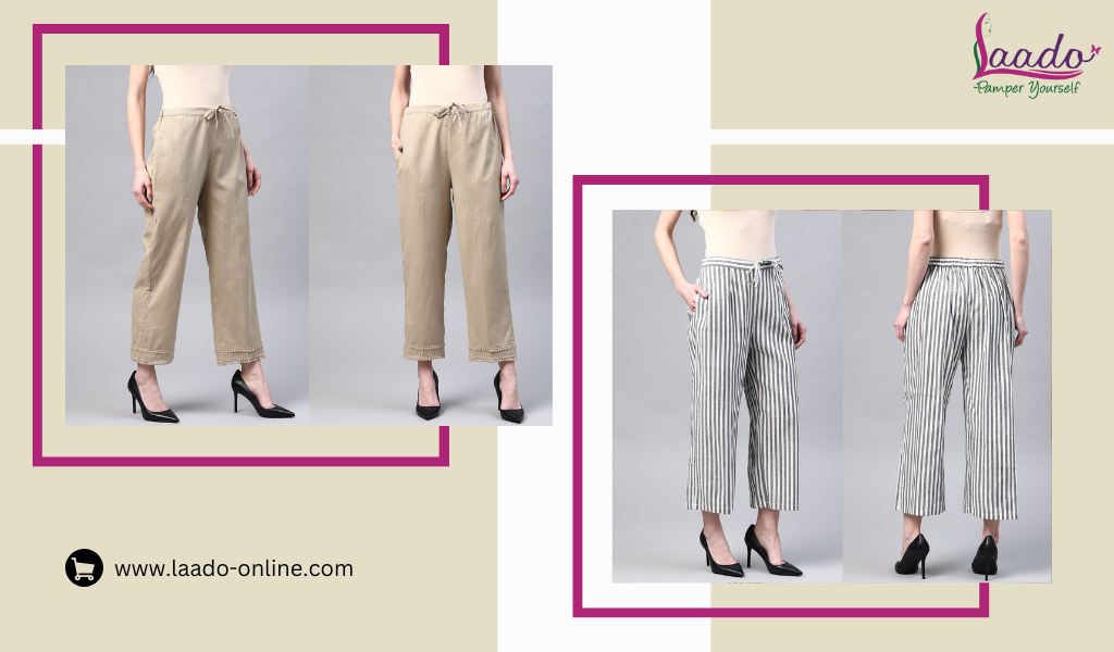 Get A Comfortable Style With Cotton Palazzos For Women