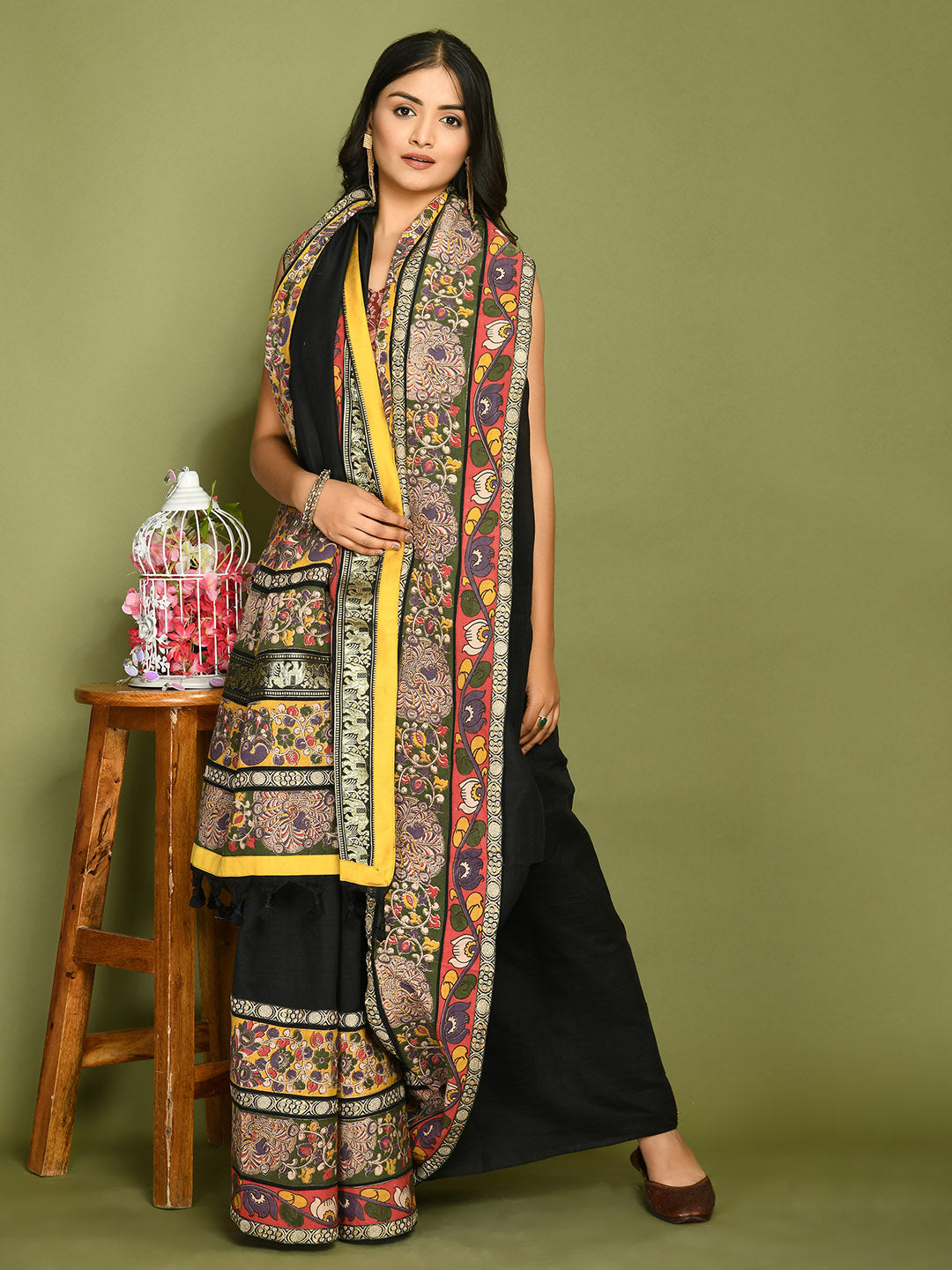 Kala Black Saree