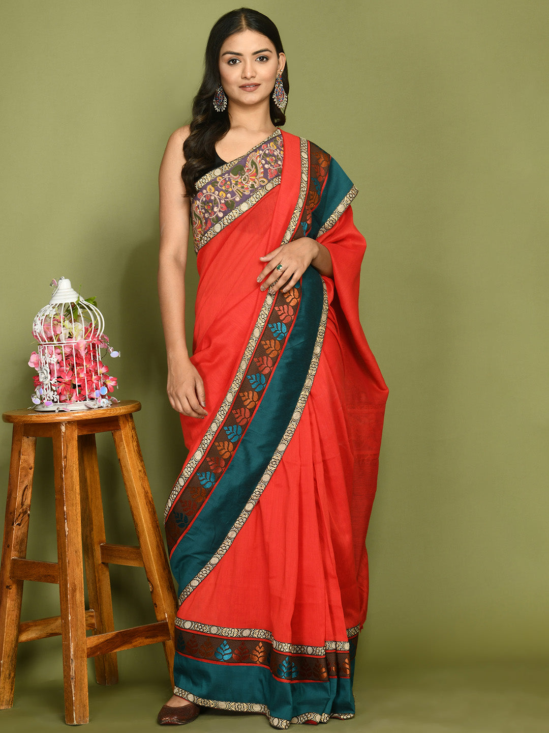 Kala Fuchsia Pink Saree