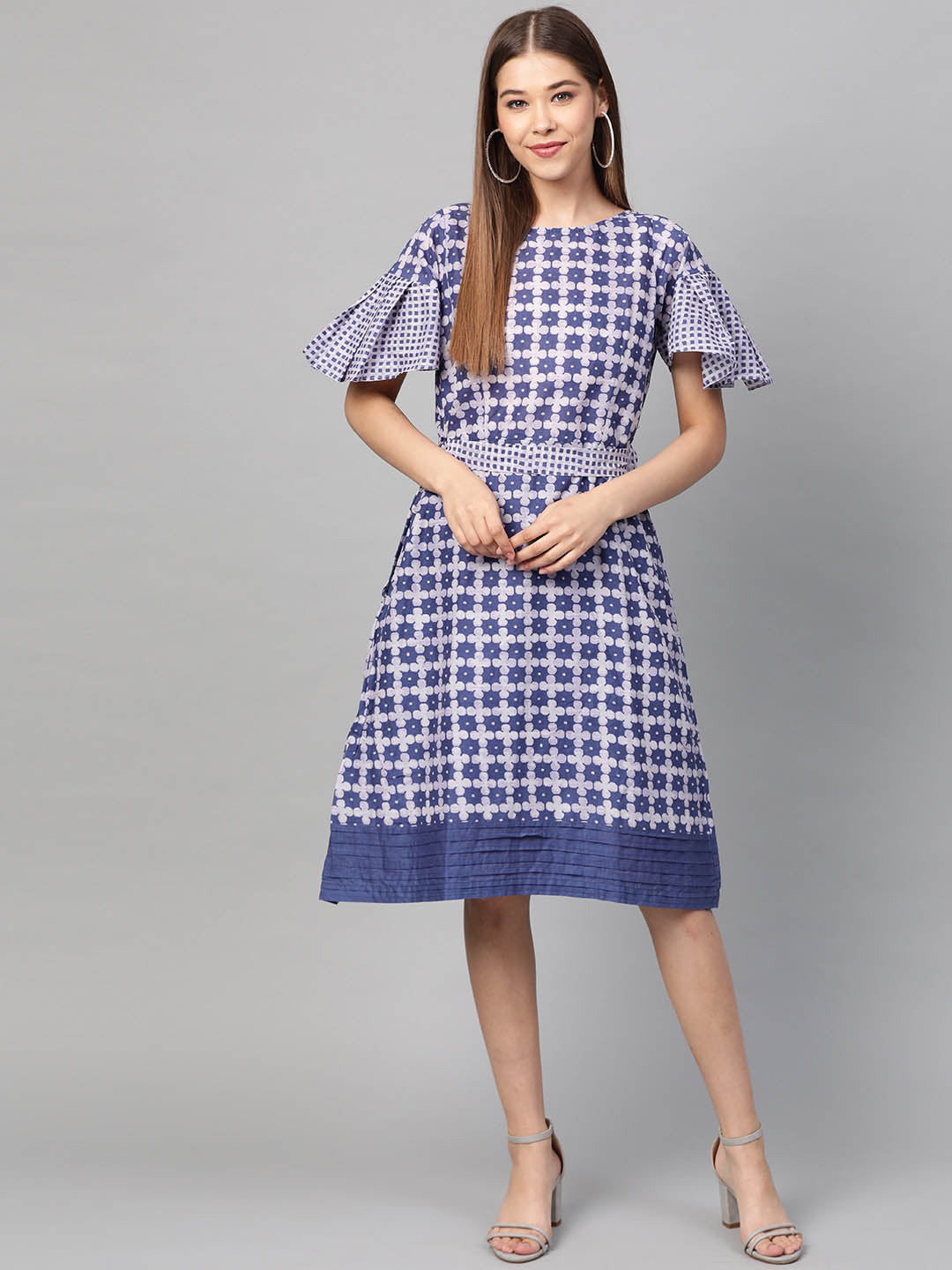 Blue Cotton Dress