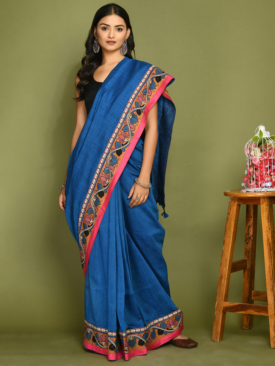 Kala Blue Saree