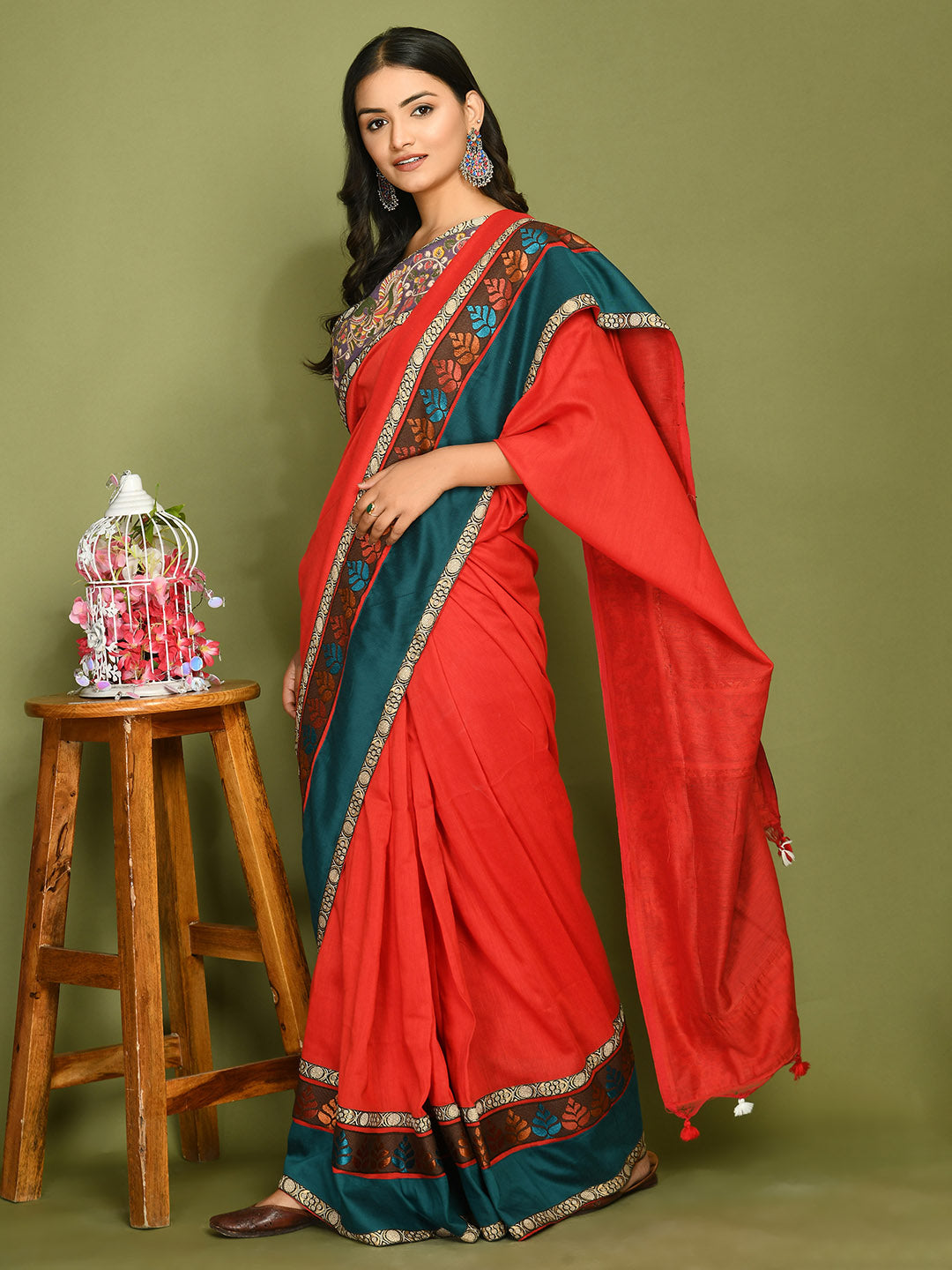 Kala Fuchsia Pink Saree