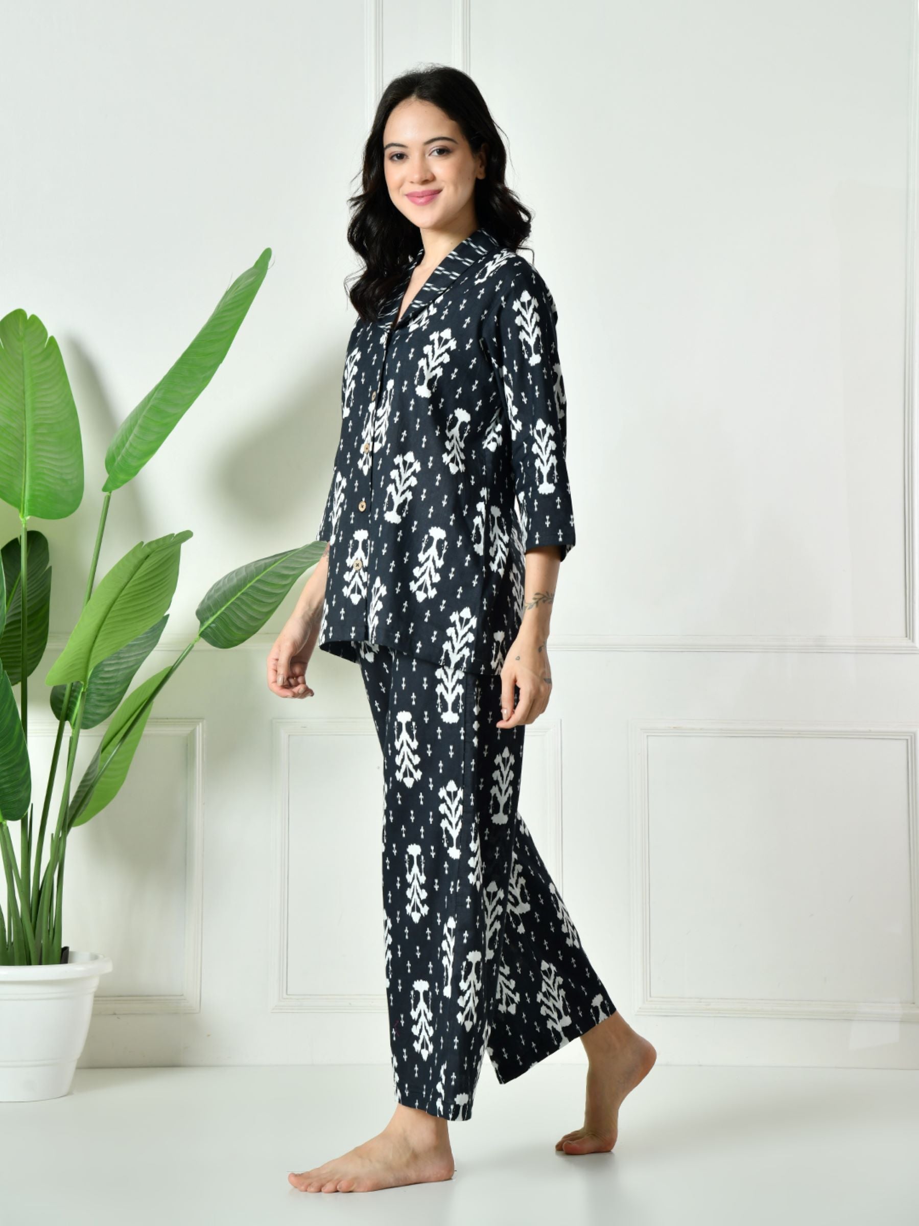 Women Ikkat Lounge set