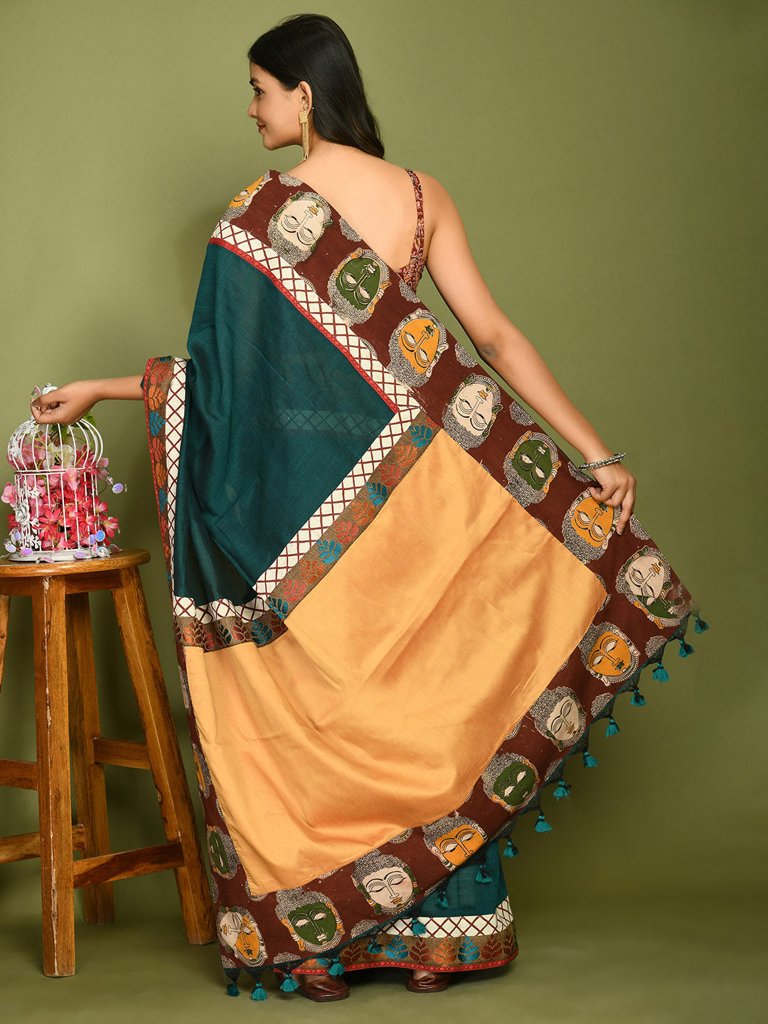 Kala Rama Green Saree