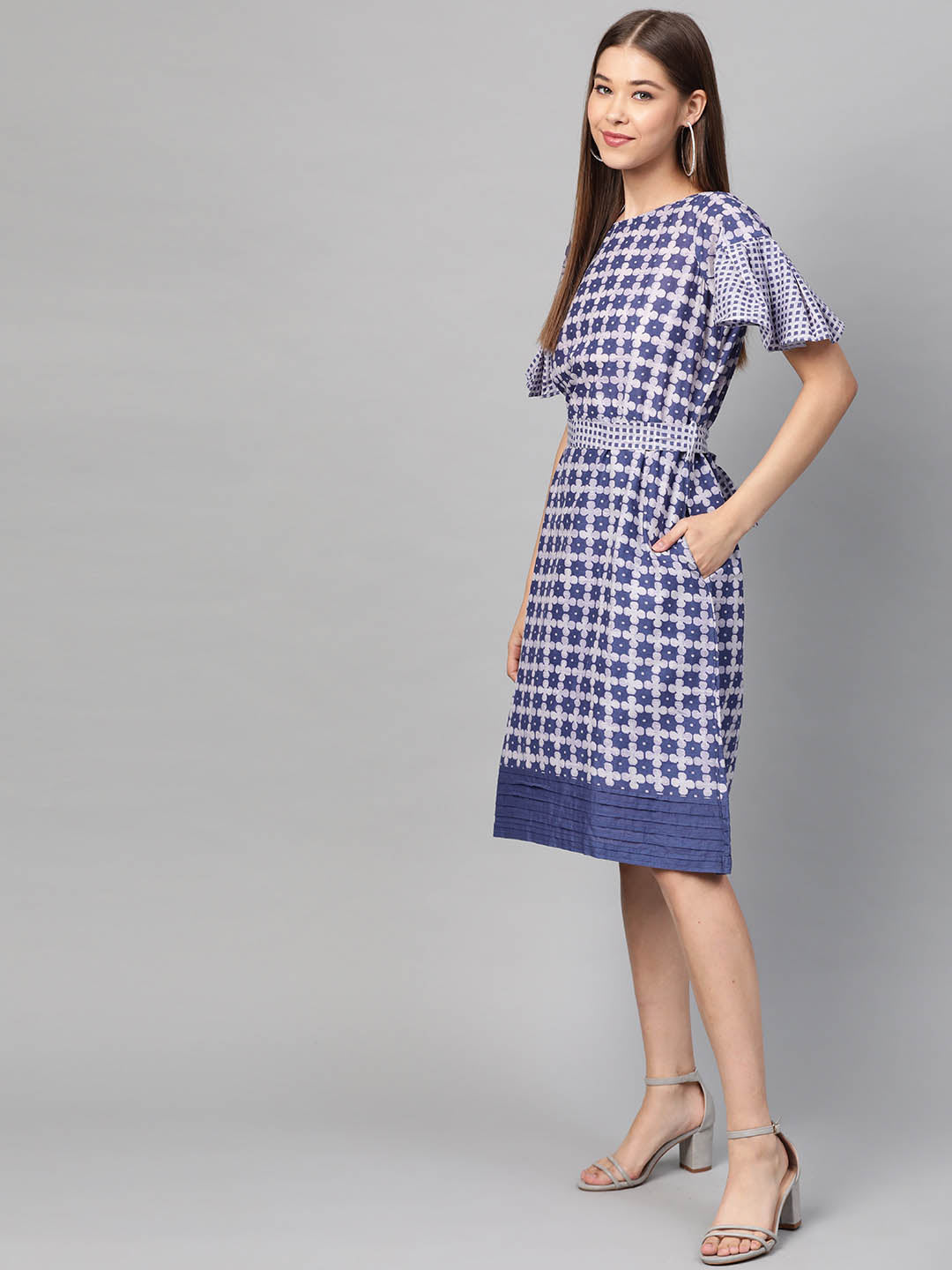 Blue Cotton Dress