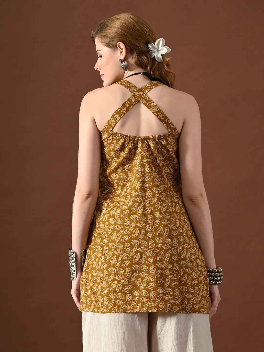 Women Katha Backless Kurti