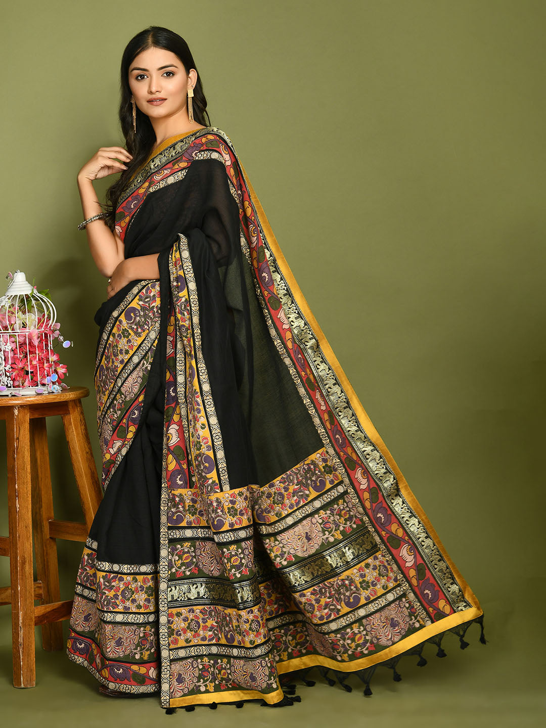 Kala Black Saree