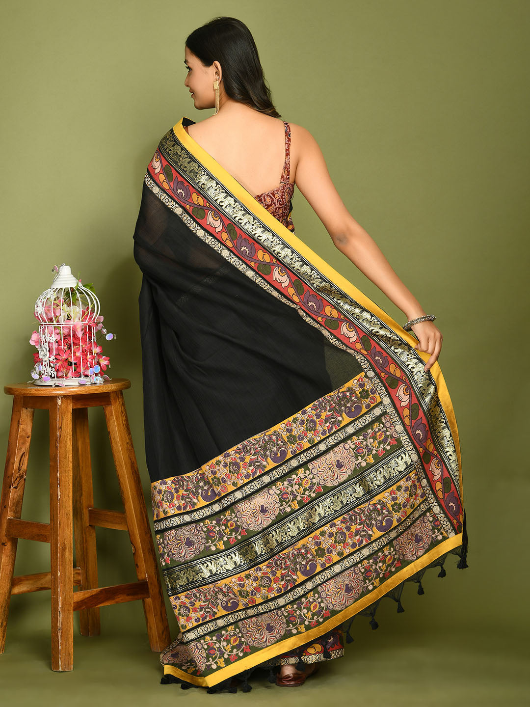 Kala Black Saree