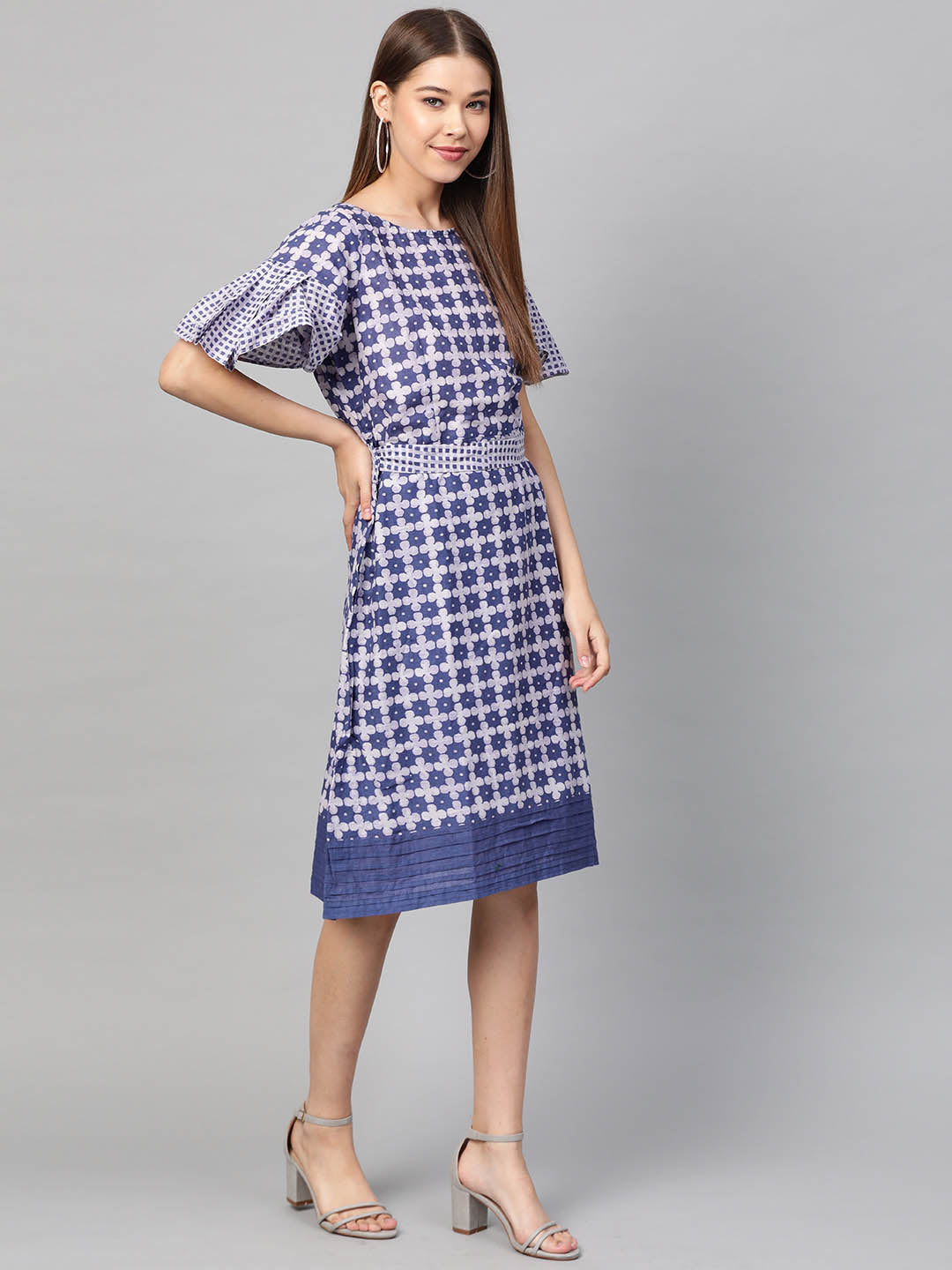 Blue Cotton Dress