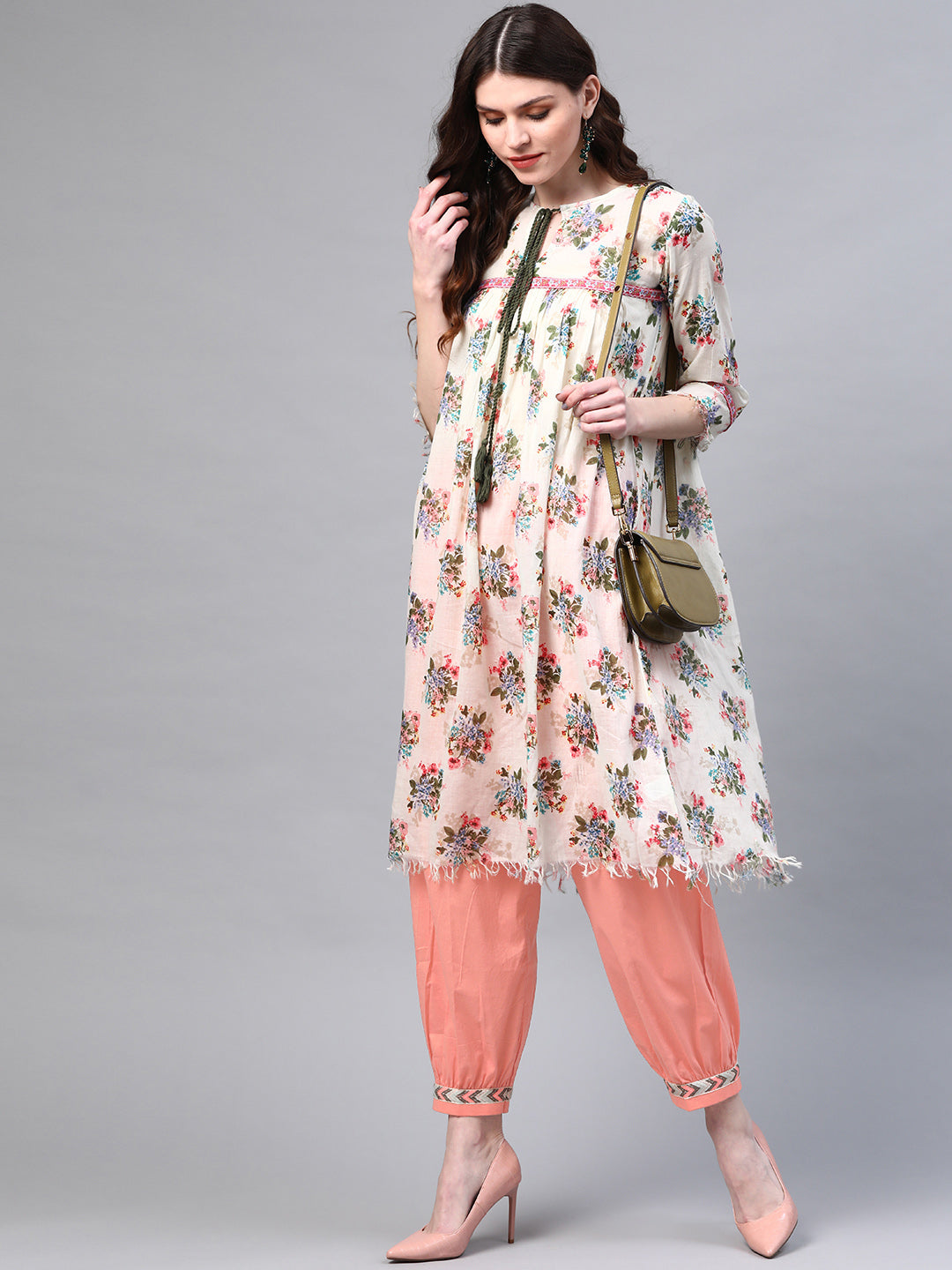 Peach Afgan Salwar