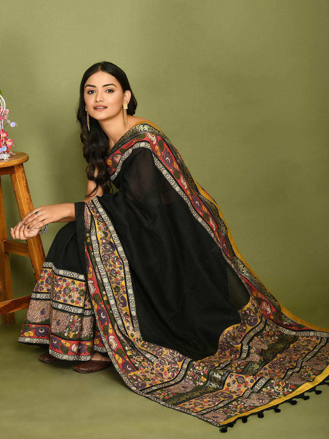 Kala Black Saree