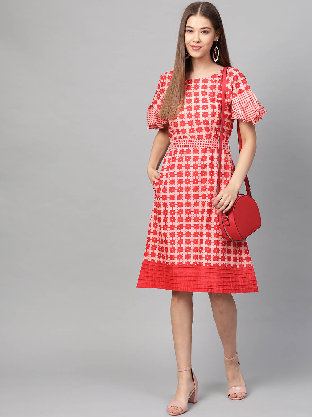 Red Cotton Dress