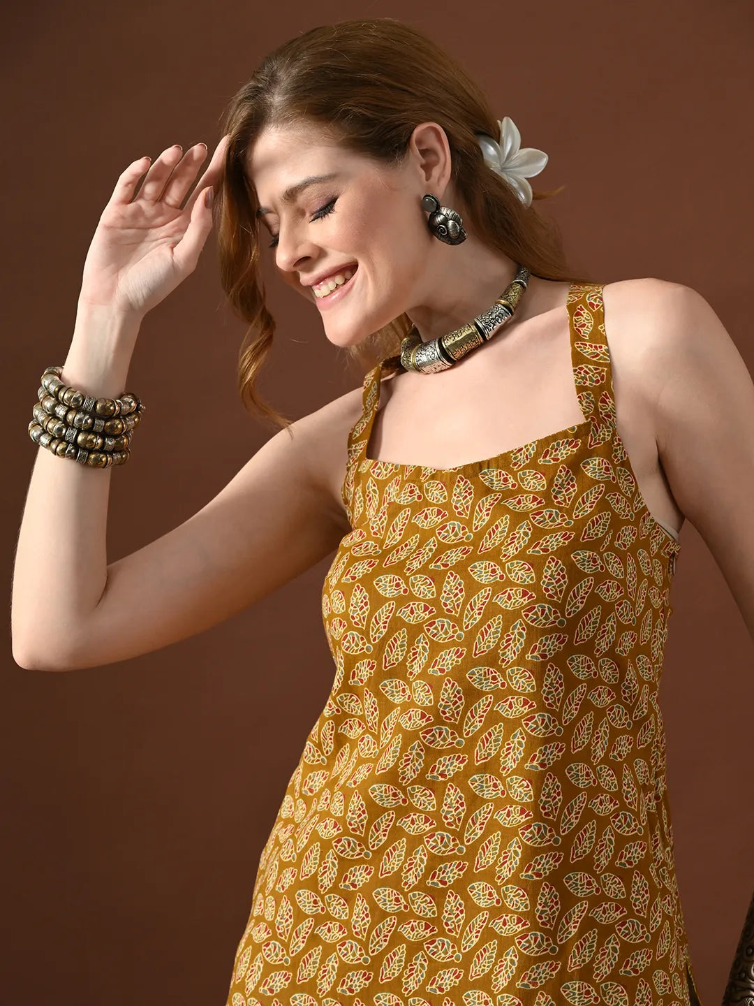 Women Katha Backless Kurti