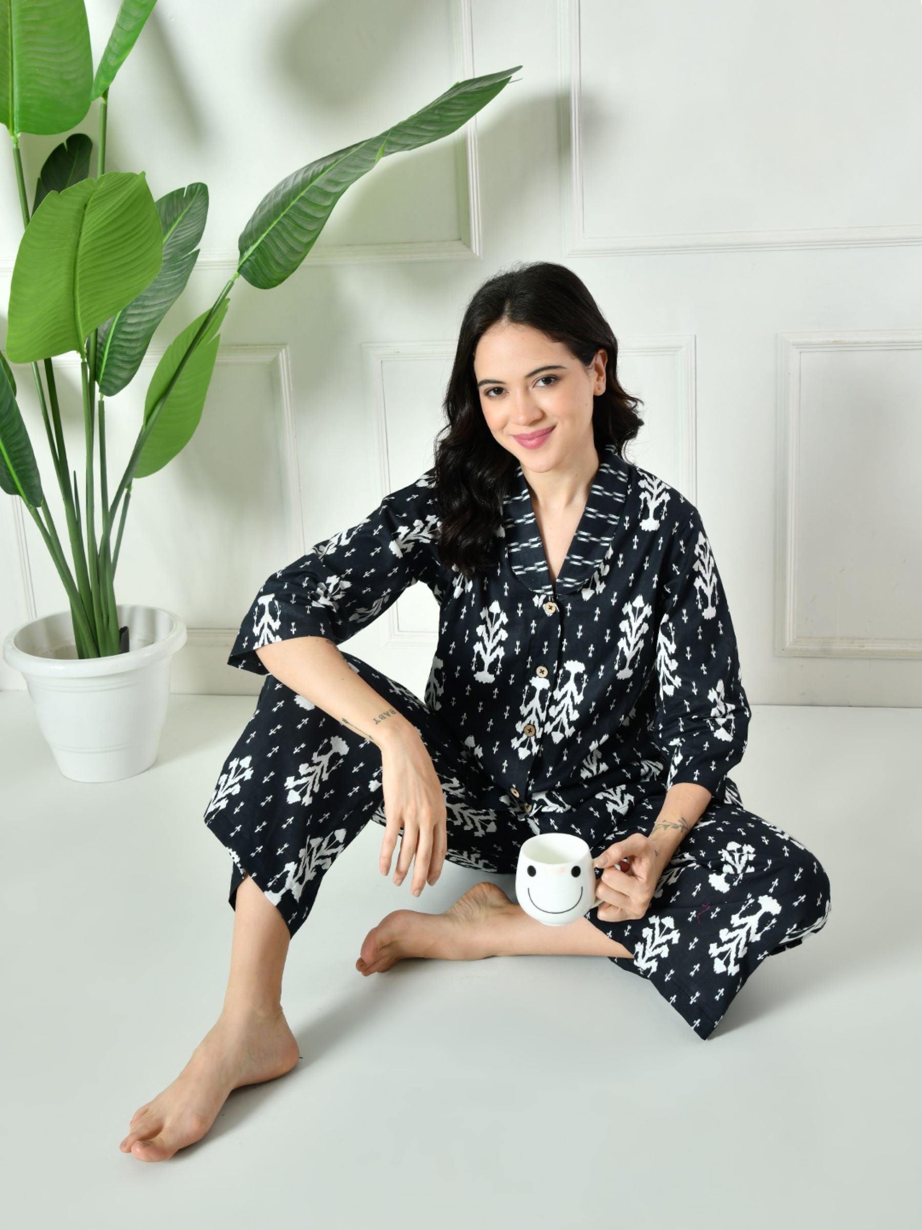 Women Ikkat Lounge set